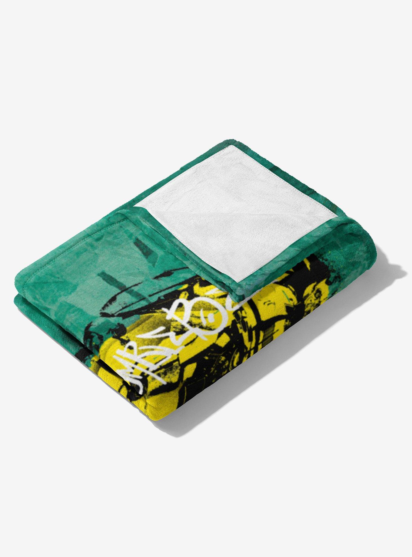 Transformers: Rise Of The Beasts Graffiti Bumblebee Silk Touch Throw Blanket, , alternate