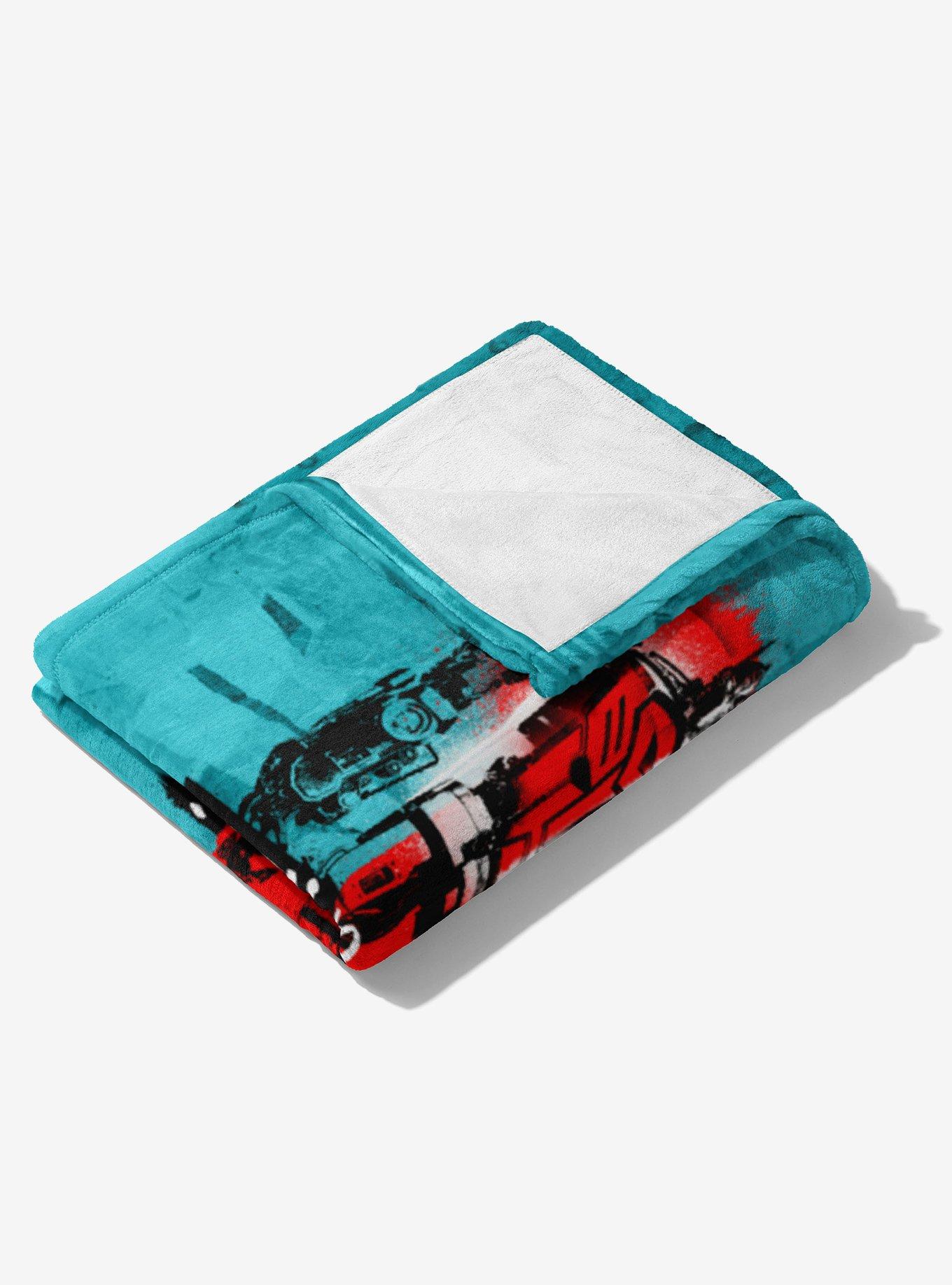 Transformers: Rise Of The Beasts Graffiti Optimus Silk Touch Throw Blanket, , alternate