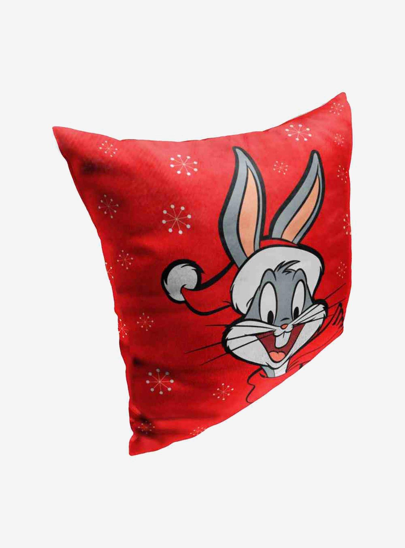 Looney Tunes Holiday Bugs Throw Pillow, , hi-res