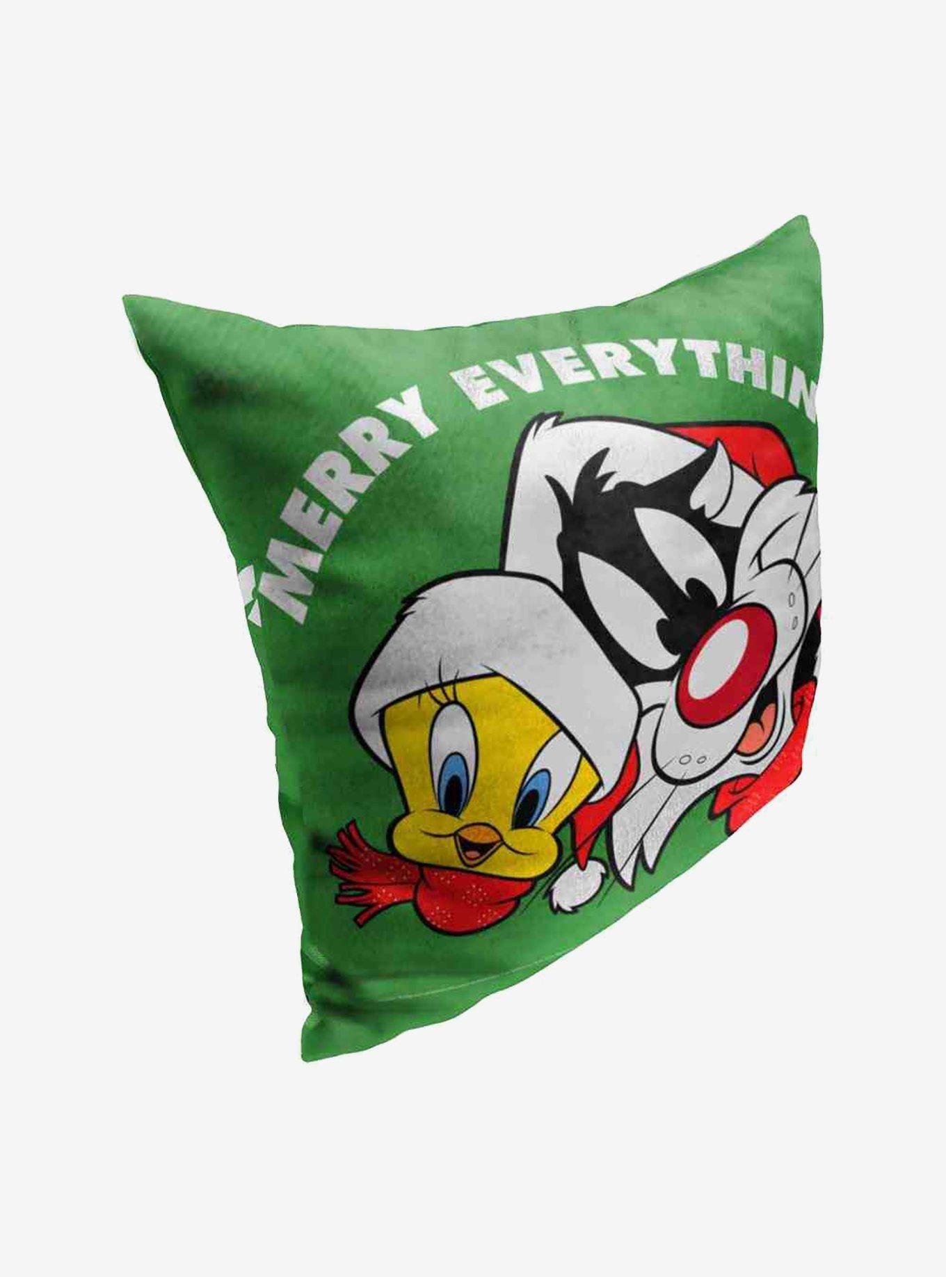 Looney Tunes Merry Everything Throw Pillow, , hi-res