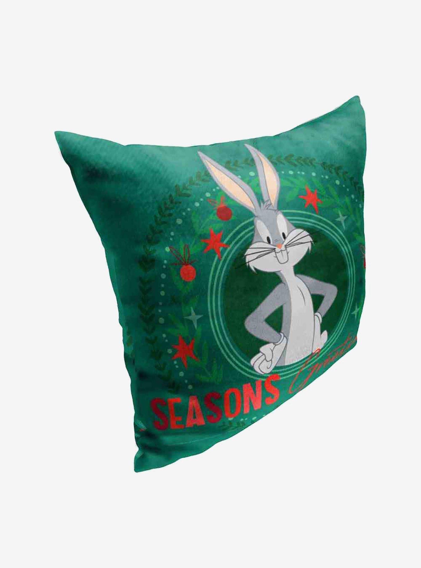 Looney Tunes Greetings From Bugs Throw Pillow, , hi-res