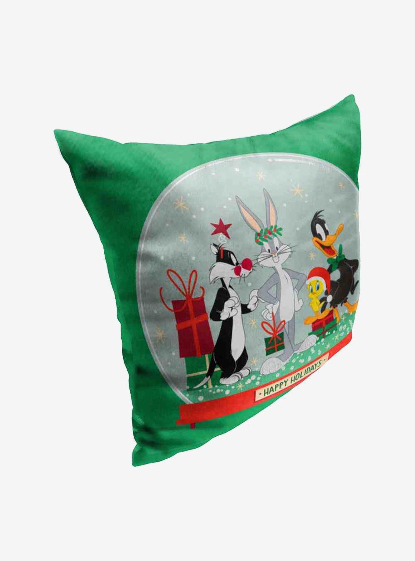 Looney Tunes Silly Snowglobe Throw Pillow, , hi-res