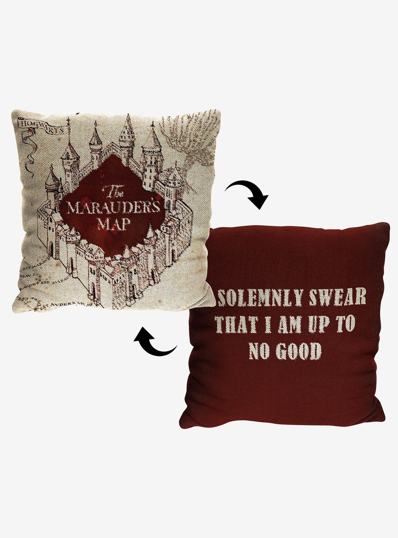 Harry Potter Marauders Map 2 Pack Inverted Jacquard Pillow, , hi-res