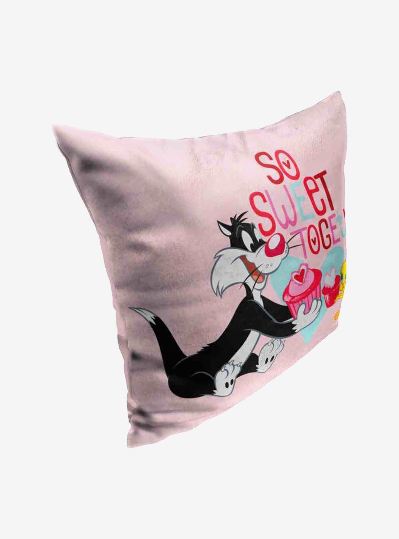 Looney Tunes So Sweet Together Throw Pillow, , hi-res