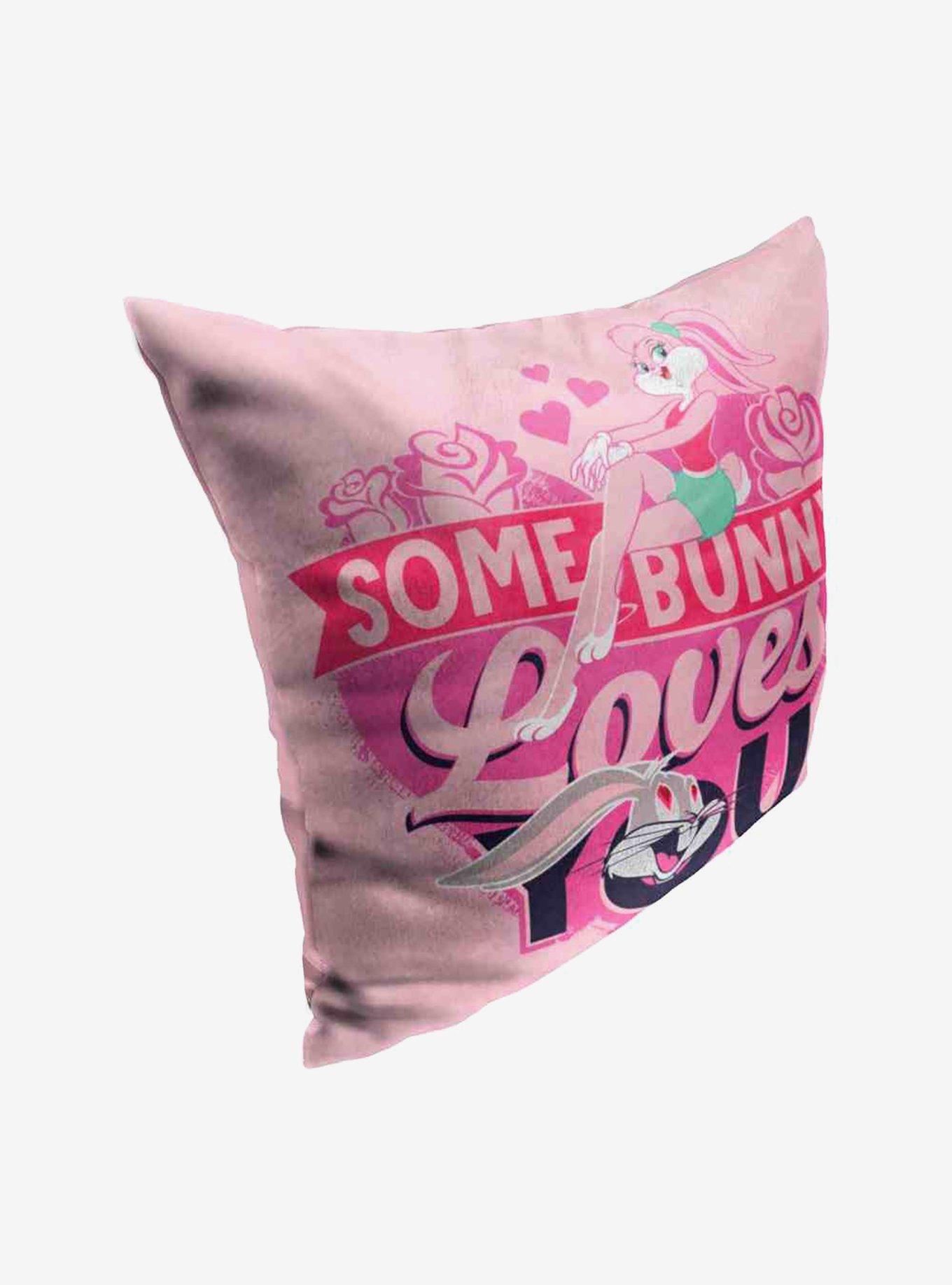 Looney Tunes Some Bunny Loves You Throw Pillow, , hi-res