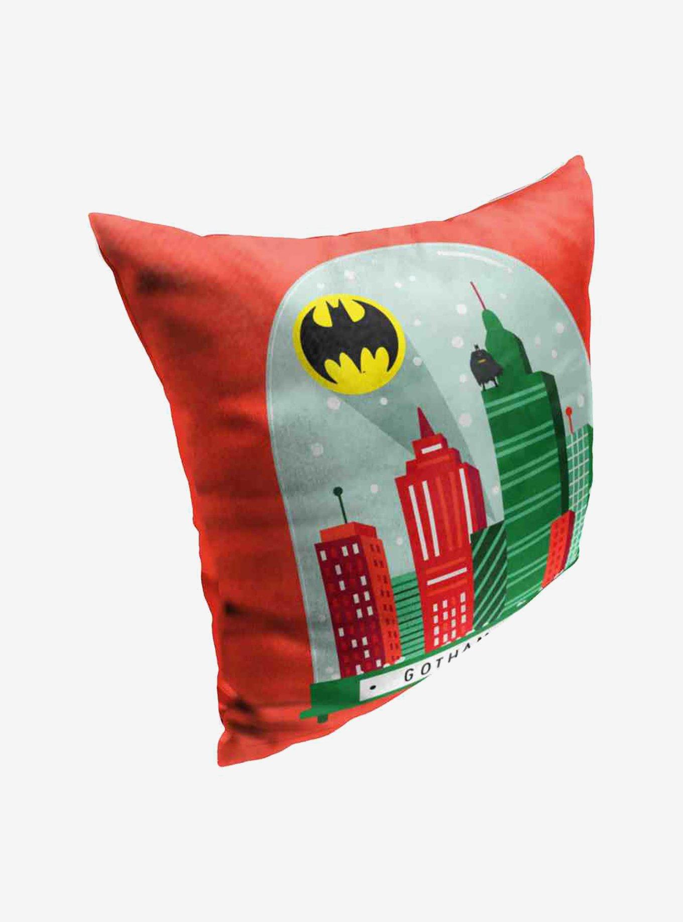 Justice League Gotham Globe Throw Pillow, , hi-res
