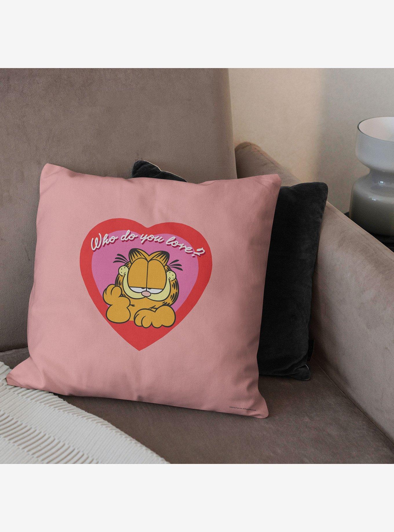 Garfield Garf Love Throw Pillow, , alternate