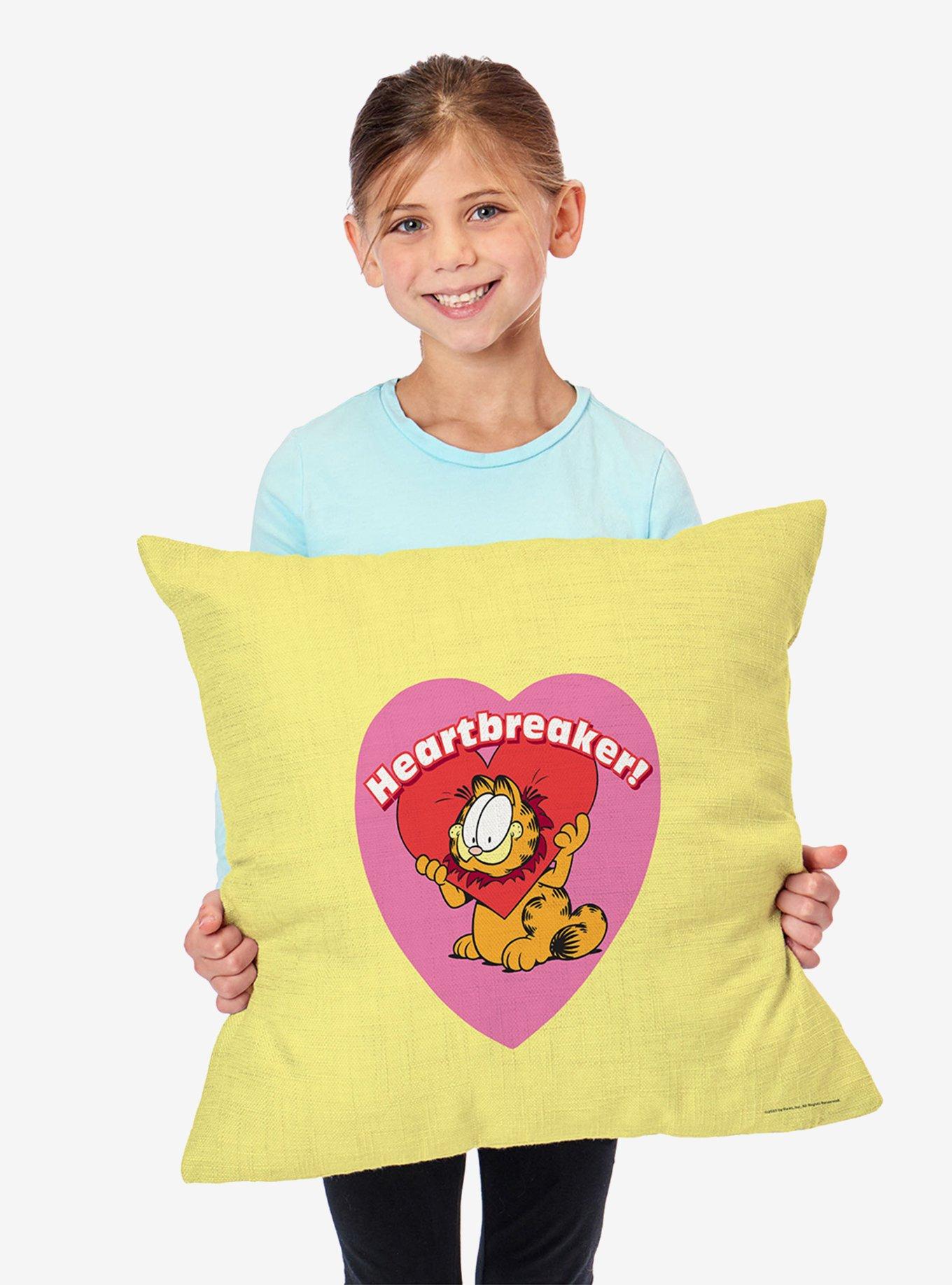 Garfield Heartbreaker Throw Pillow, , hi-res