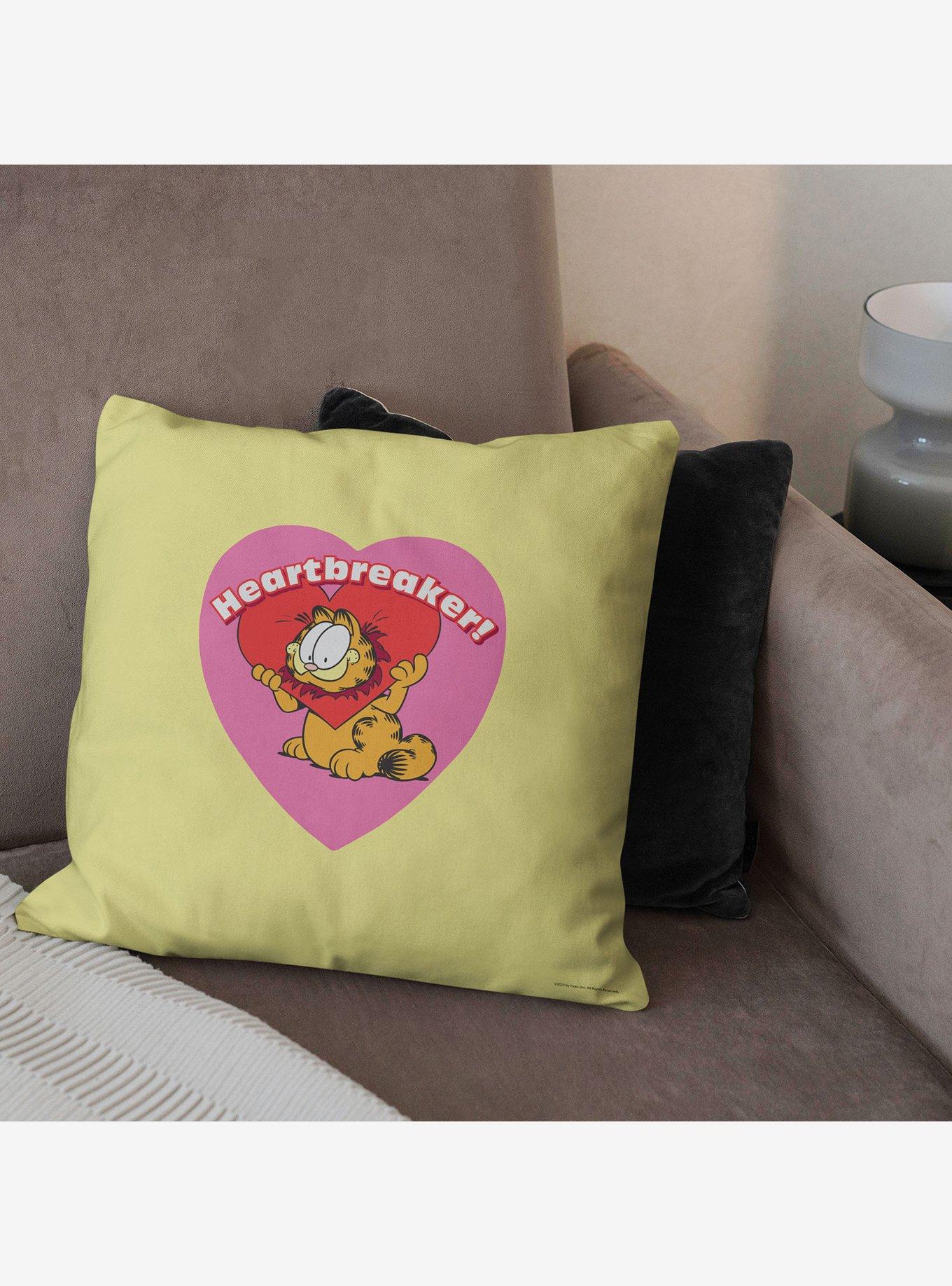 Garfield Heartbreaker Throw Pillow, , alternate