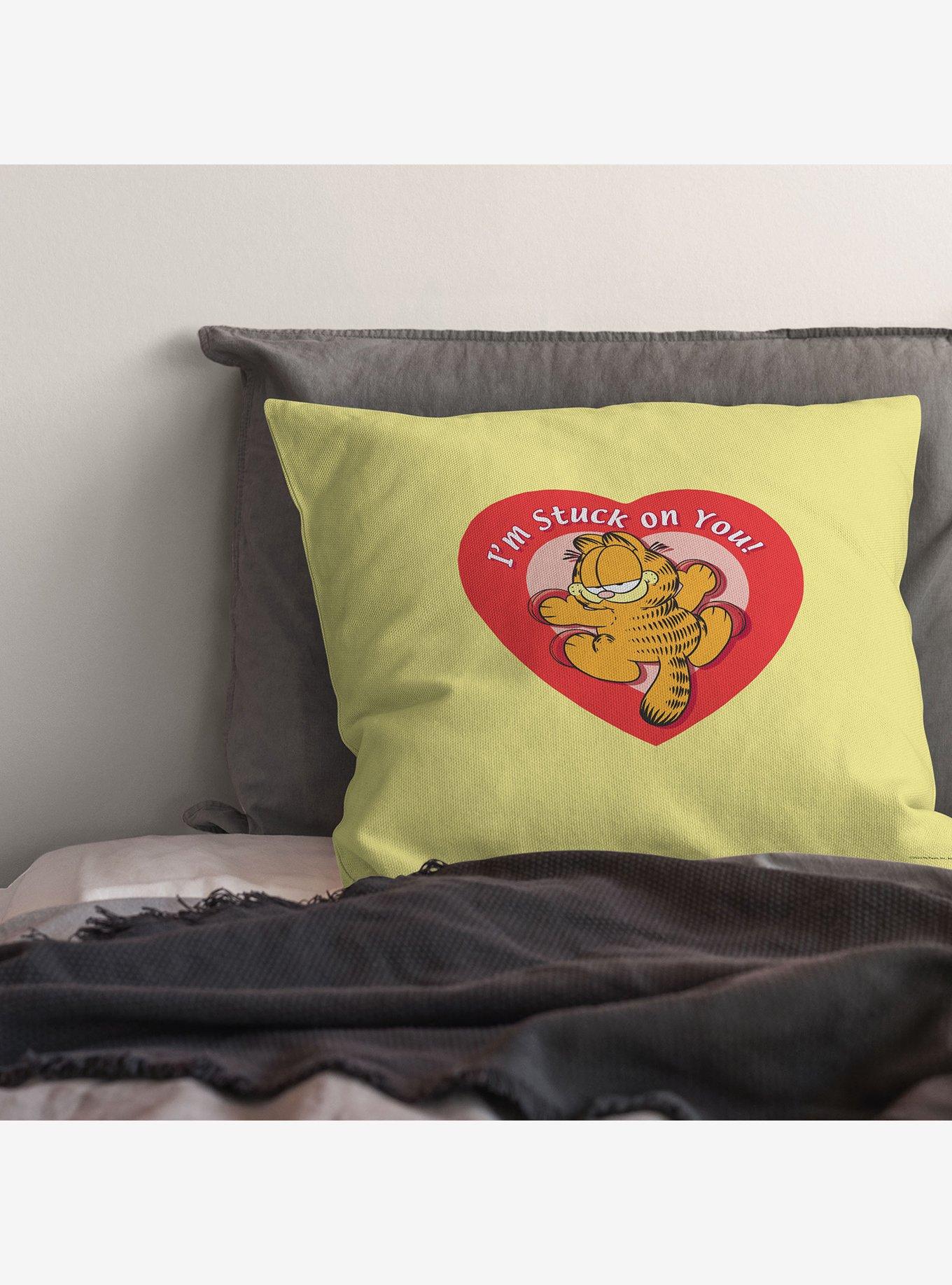 Garfield Stuck On You Throw Pillow, , alternate