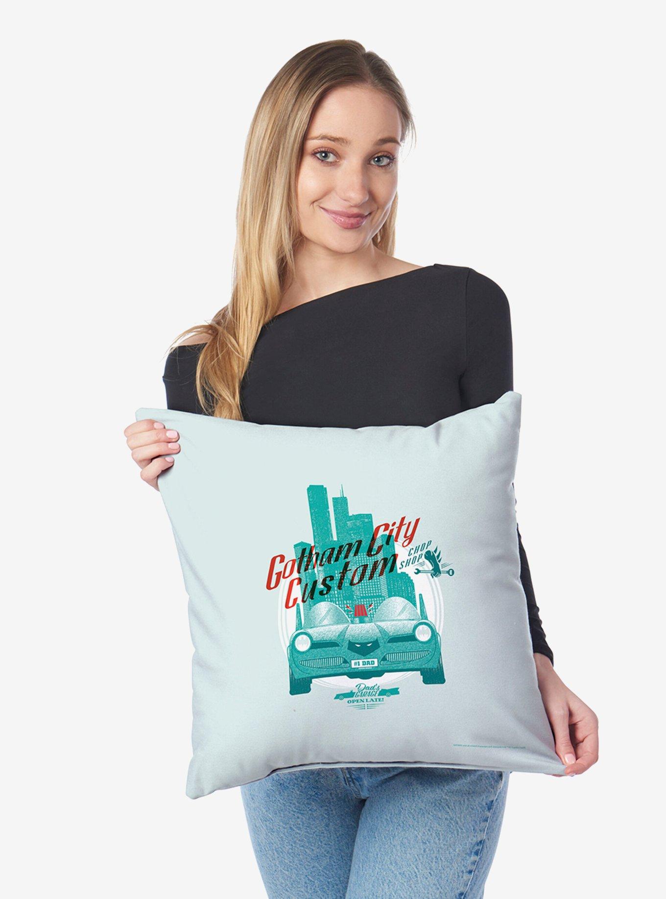 DC Comics Batman Gotham's Customs Throw Pillow, , hi-res