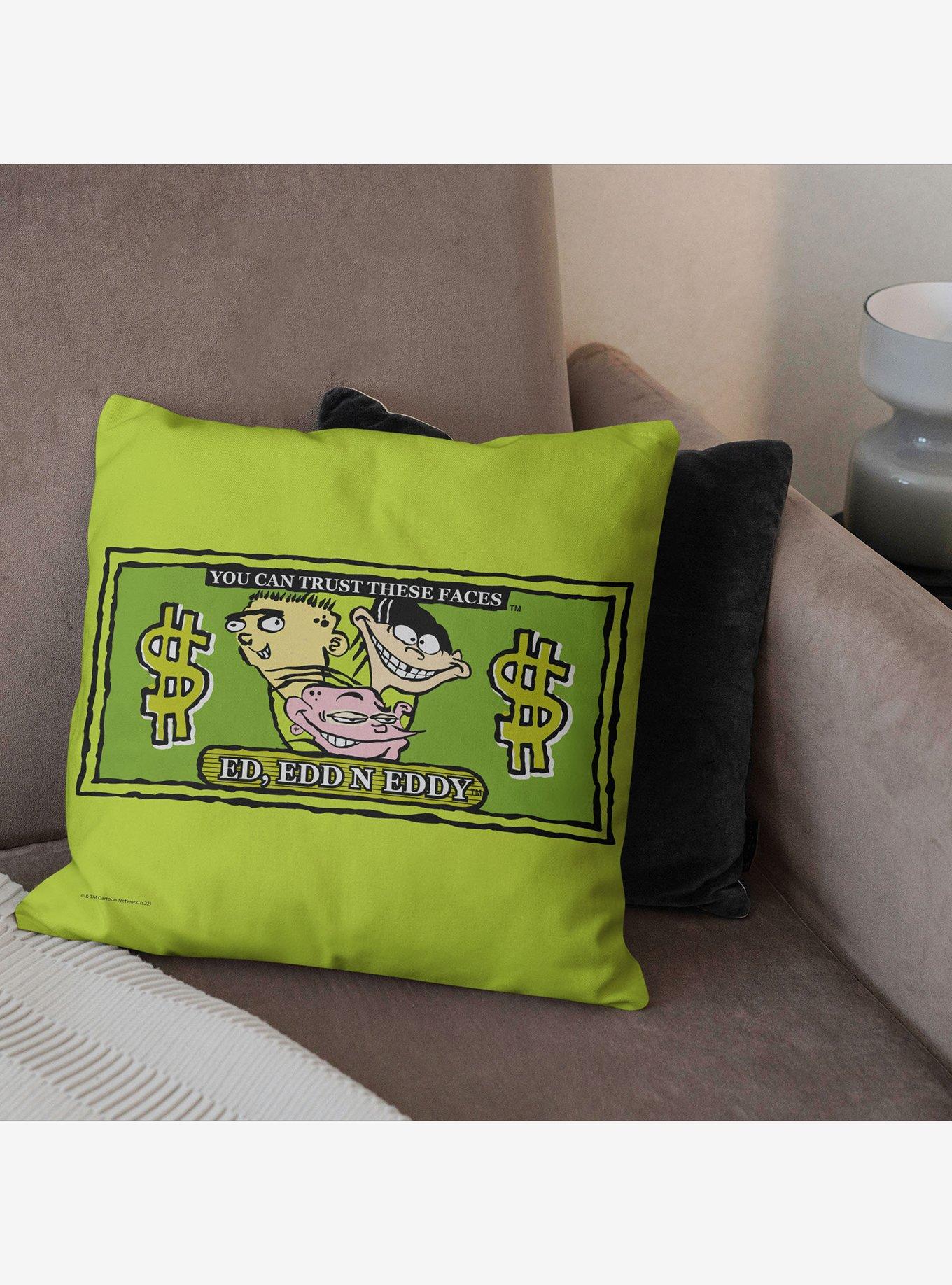 Ed Edd N Eddy Trustworthy Faces Throw Pillow, , alternate