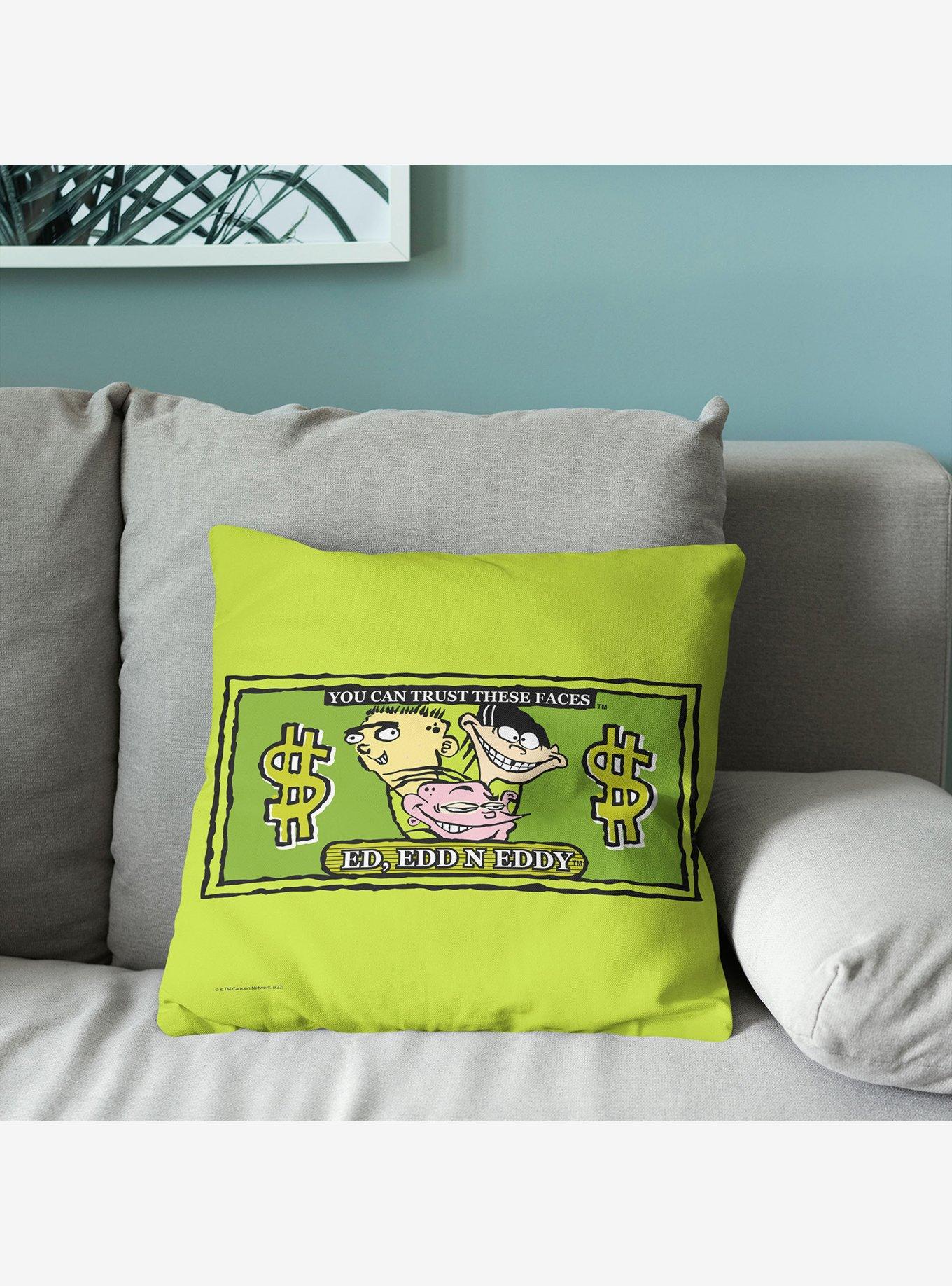 Ed Edd N Eddy Trustworthy Faces Throw Pillow, , alternate