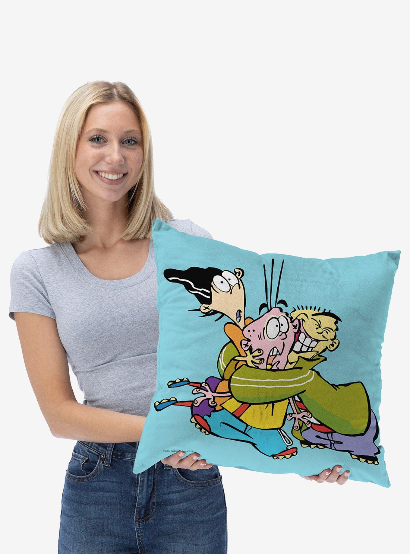 Ed Edd N Eddy Bro Hug Throw Pillow, , hi-res