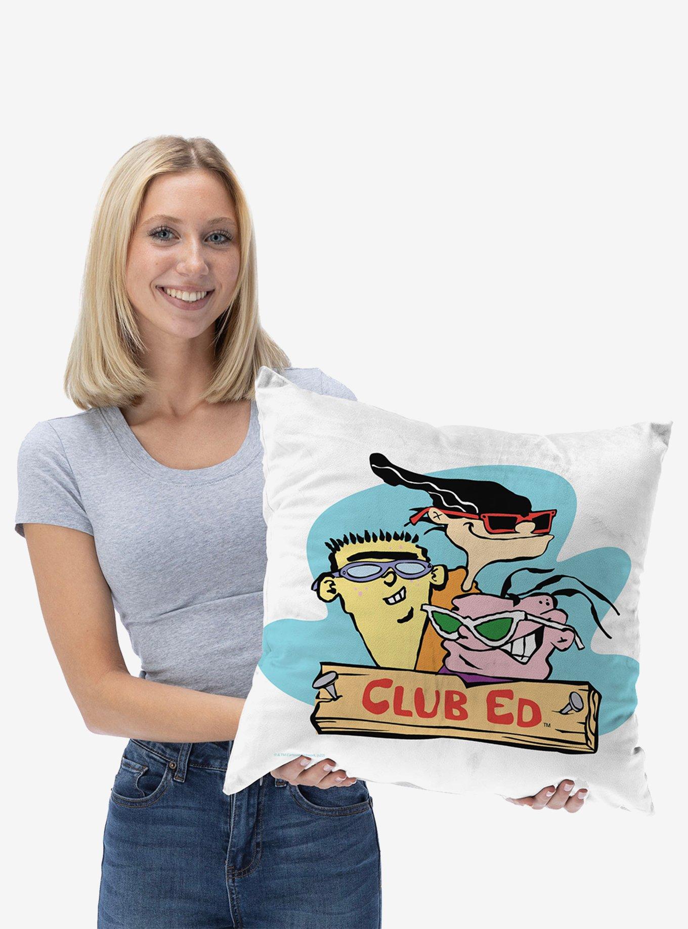 Ed Edd N Eddy Club Ed Throw Pillow, , hi-res