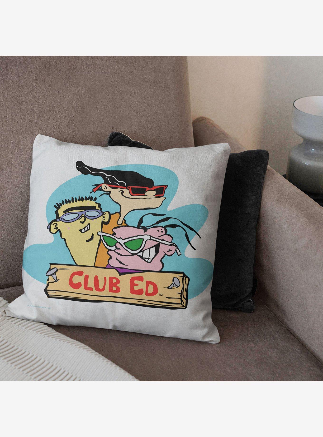 Ed Edd N Eddy Club Ed Throw Pillow, , alternate