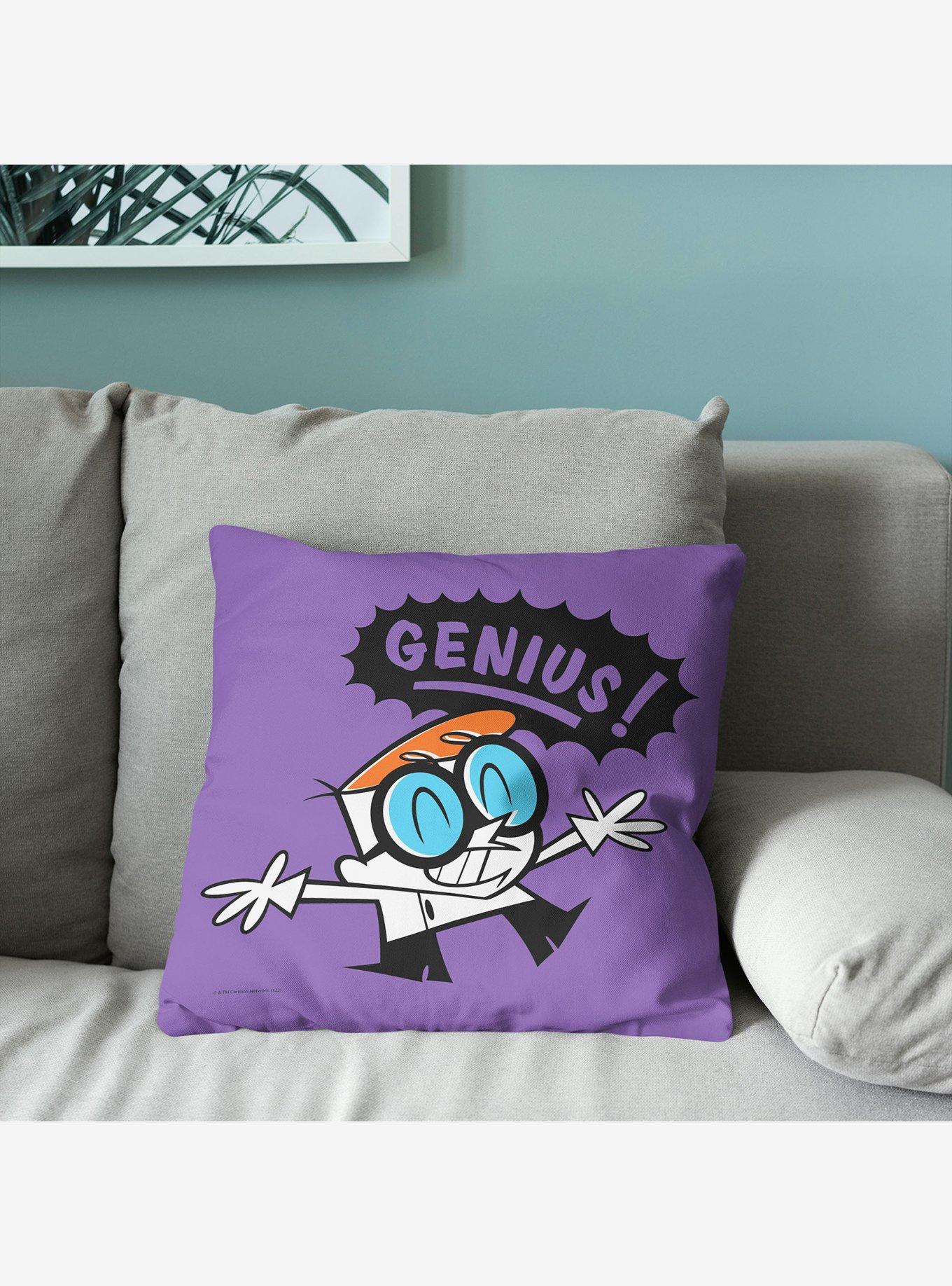 Dexter's Laboratory Boy Genius Throw Pillow, , alternate