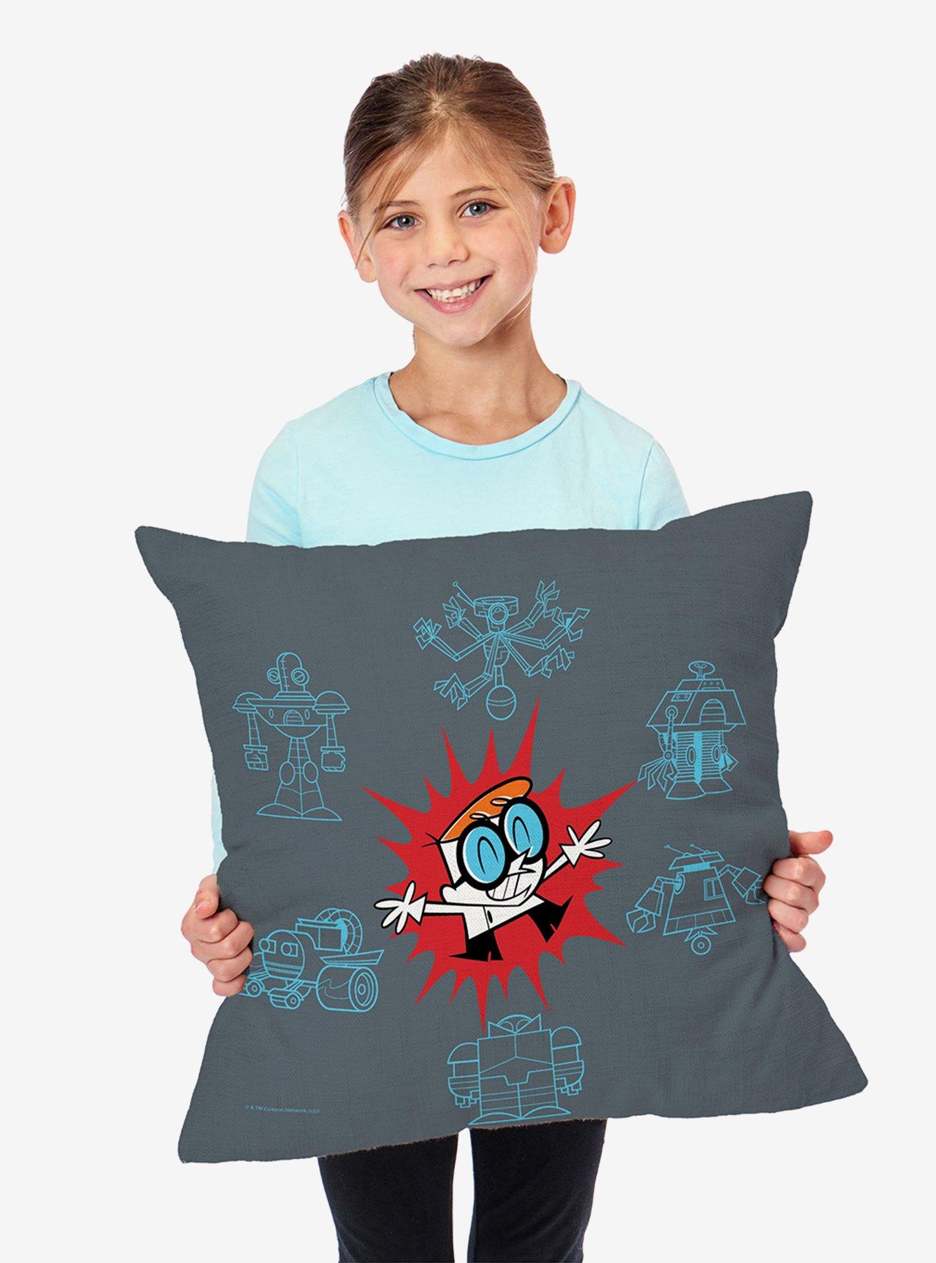 Dexter's Laboratory Robo Creations Throw Pillow, , hi-res