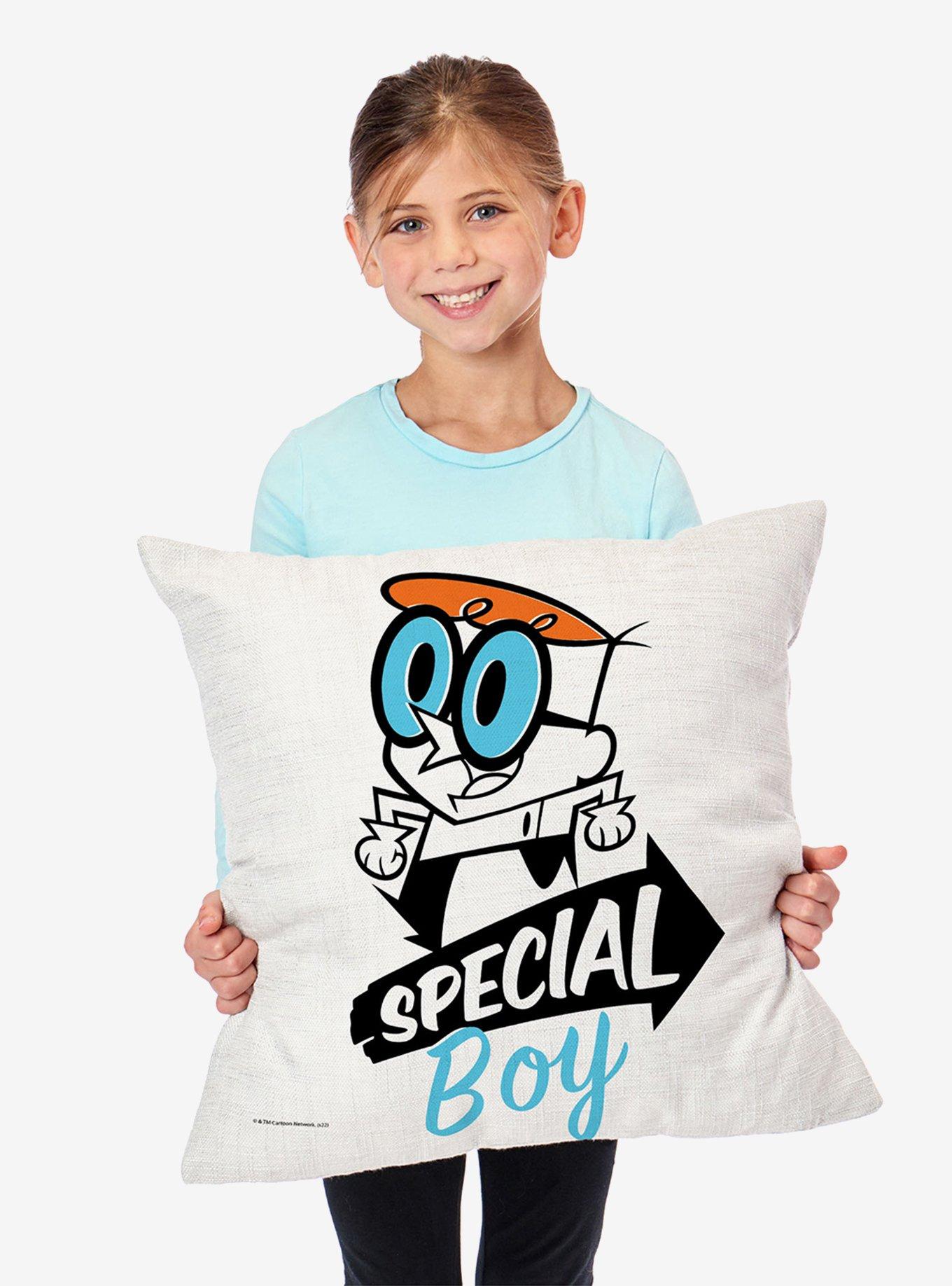 Dexter's Laboratory Very Special Boy Throw Pillow, , hi-res