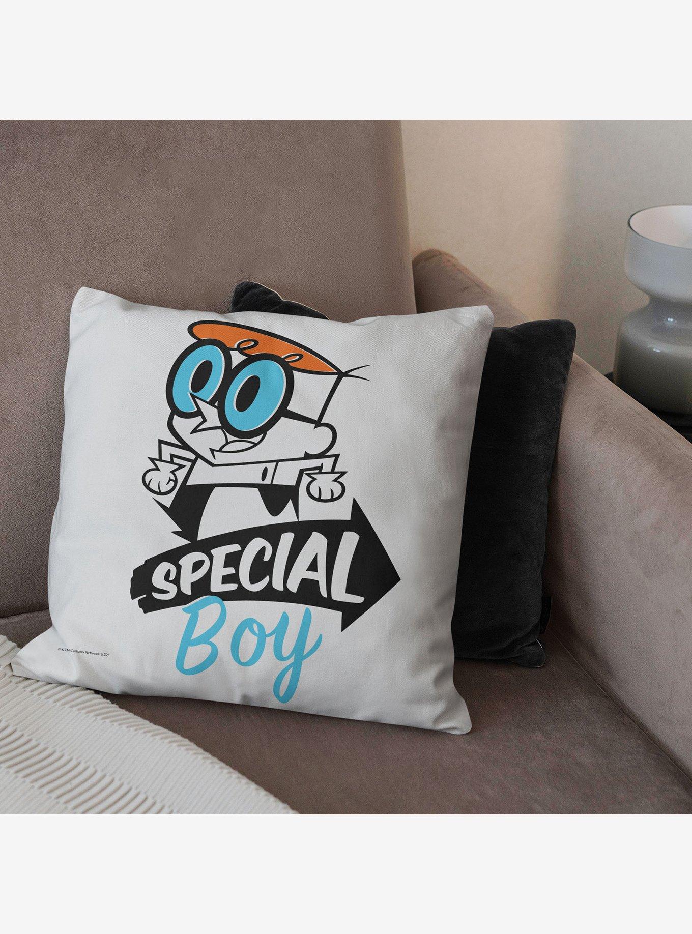 Dexter's Laboratory Very Special Boy Throw Pillow, , alternate