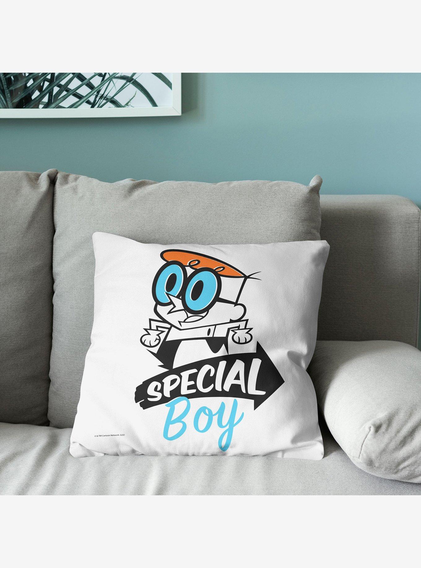 Dexter's Laboratory Very Special Boy Throw Pillow, , alternate