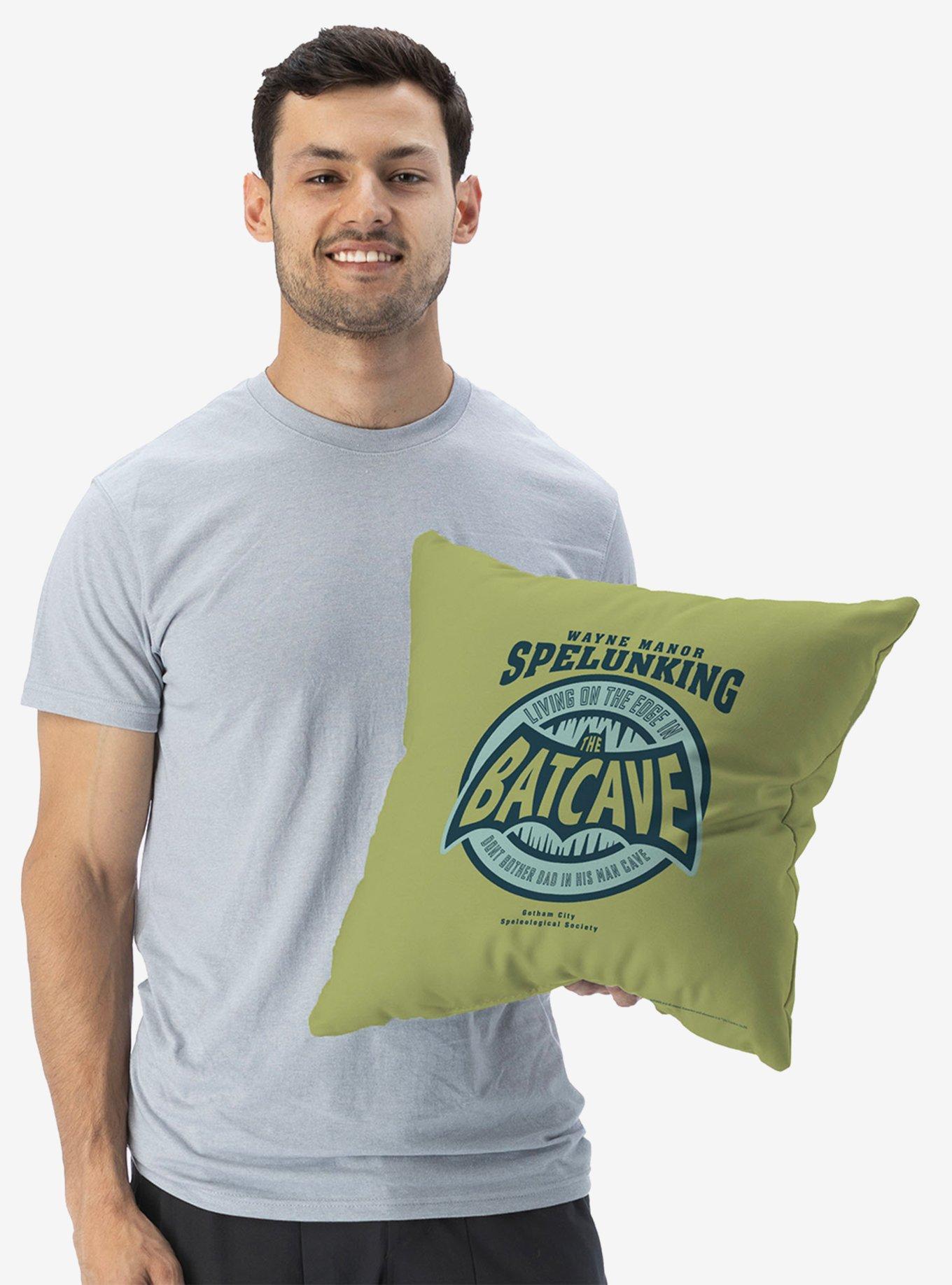 DC Comics Batman Don't Bother Dad Throw Pillow, , alternate