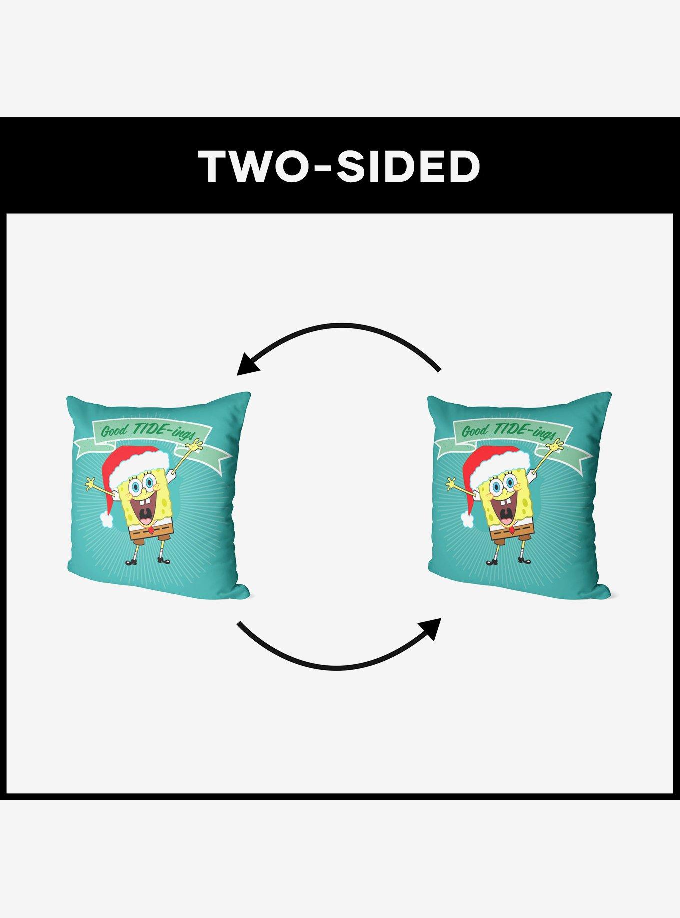 SpongeBob SquarePants Good Tide-ings Throw Pillow, , alternate