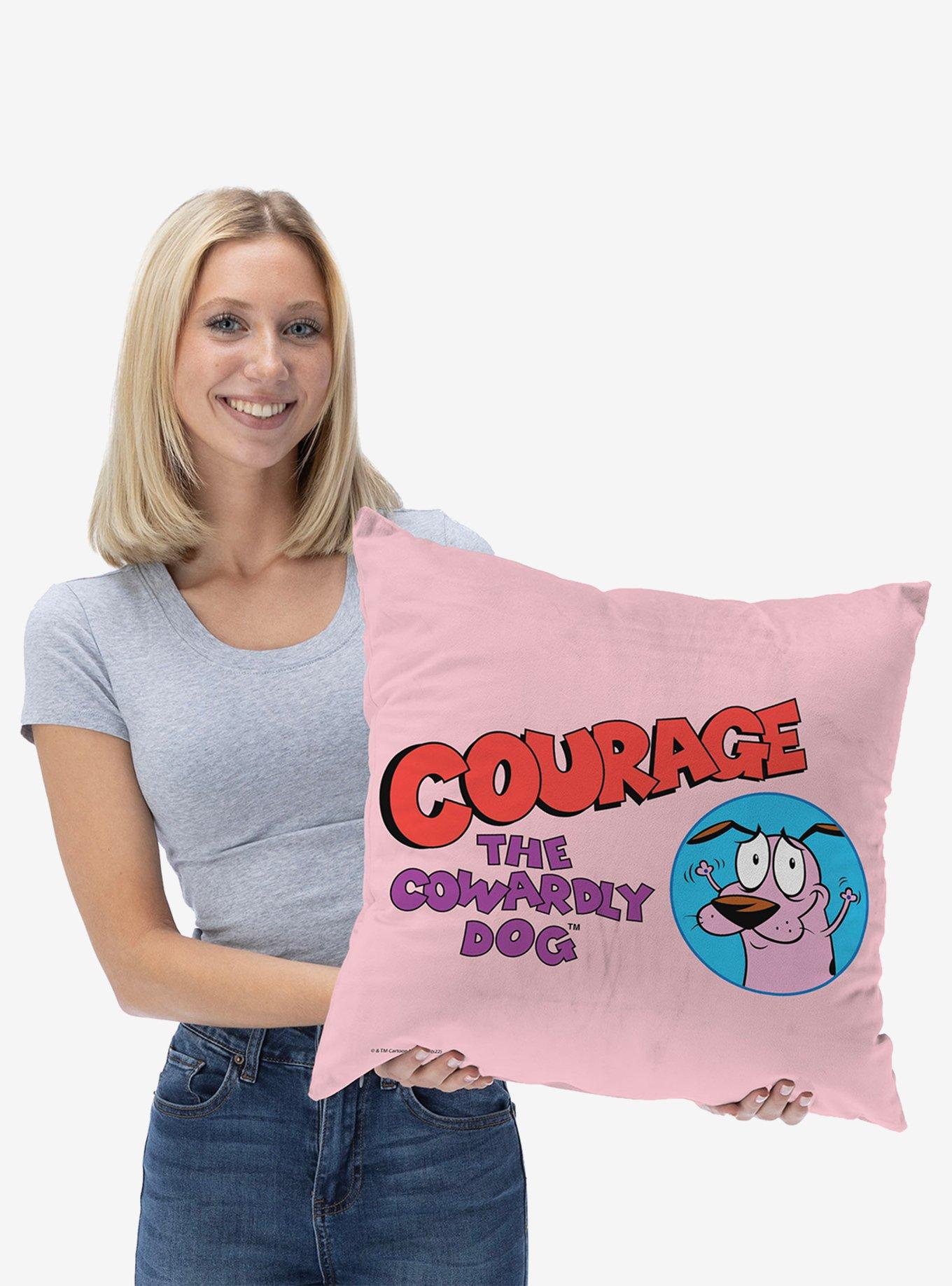 Courage The Cowardly Dog Courage The Cowardly Dog Throw Pillow, , hi-res