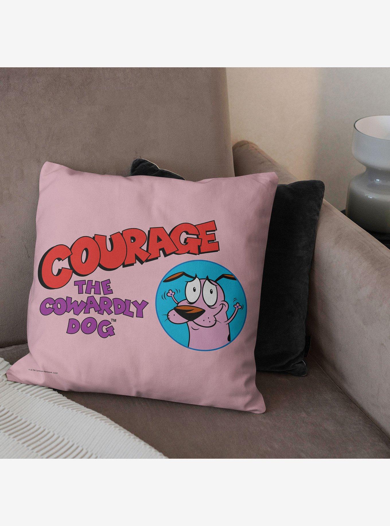 Courage The Cowardly Dog Courage The Cowardly Dog Throw Pillow, , alternate