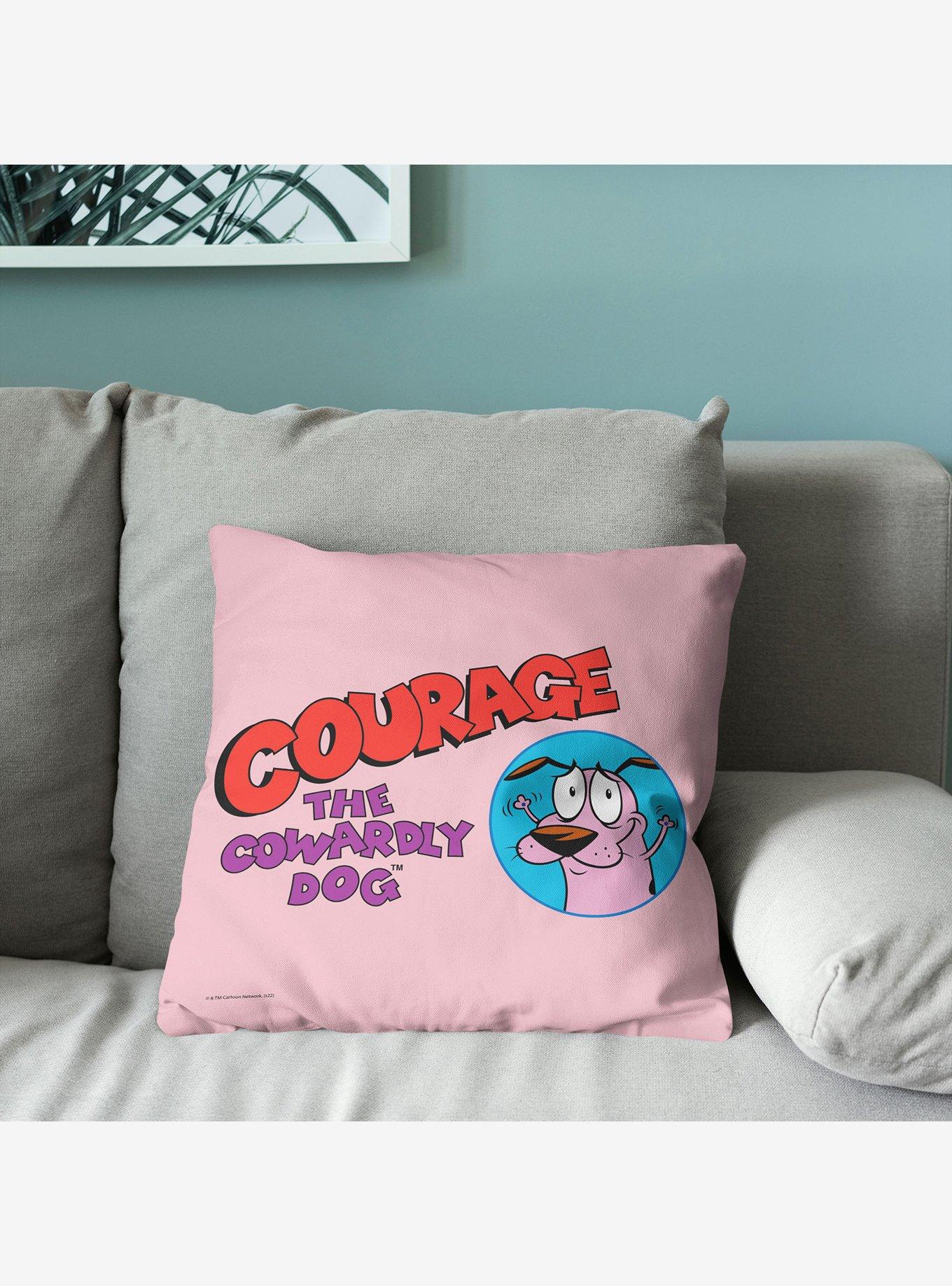 Courage The Cowardly Dog Courage The Cowardly Dog Throw Pillow, , alternate