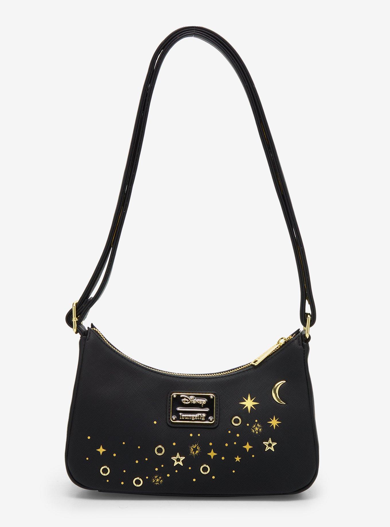 Loungefly Disney Peter Pan Tinker Bell Stars Shoulder Bag, , alternate - view 3