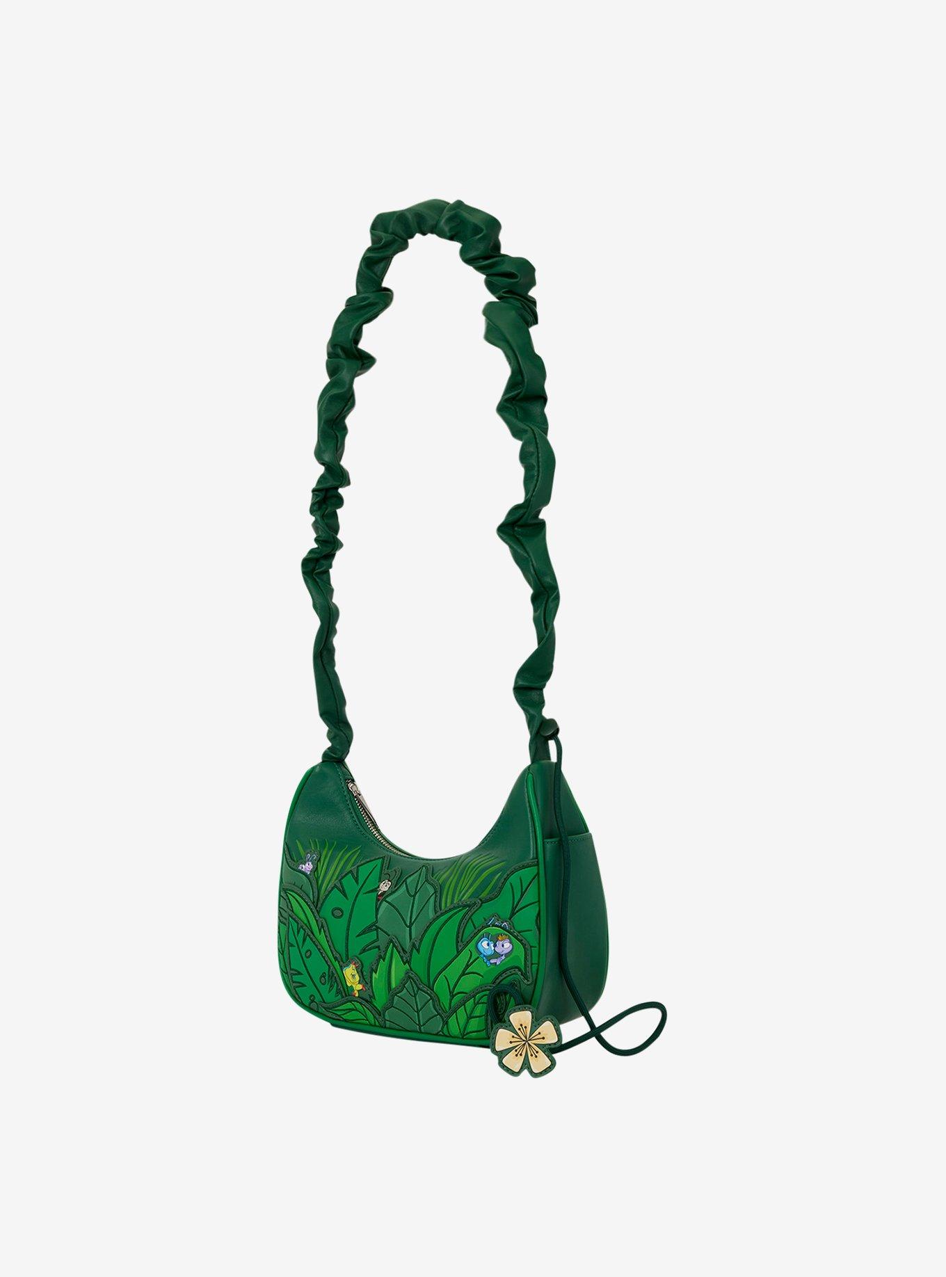 Loungefly Disney Pixar A Bug's Life Leaves Crossbody Bag, , hi-res