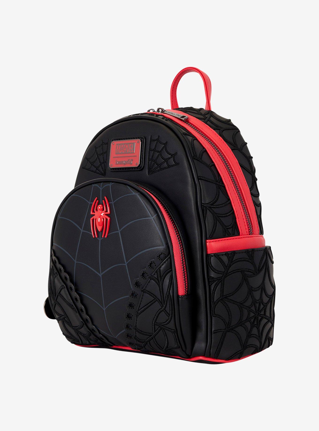 Loungefly Marvel Spider-Man Black Webs Mini Backpack, , hi-res