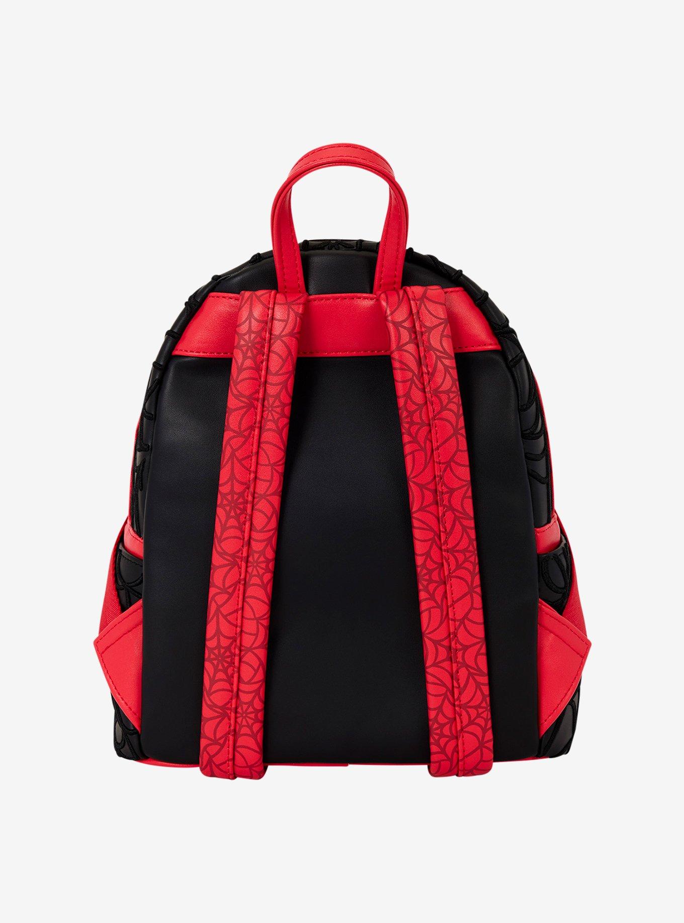 Loungefly Marvel Spider-Man Black Webs Mini Backpack, , alternate - view 3