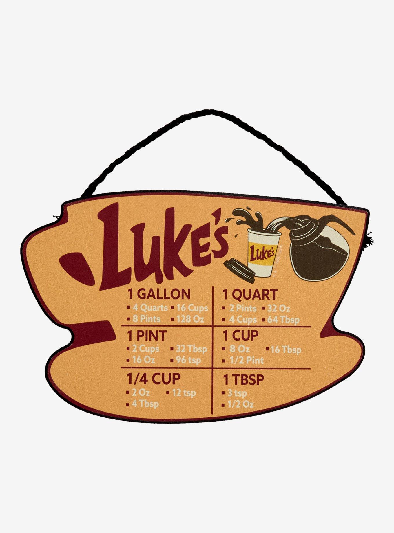Gilmore Girls Luke's Diner Kitchen Conversion Chart - BoxLunch Exclusive, , hi-res