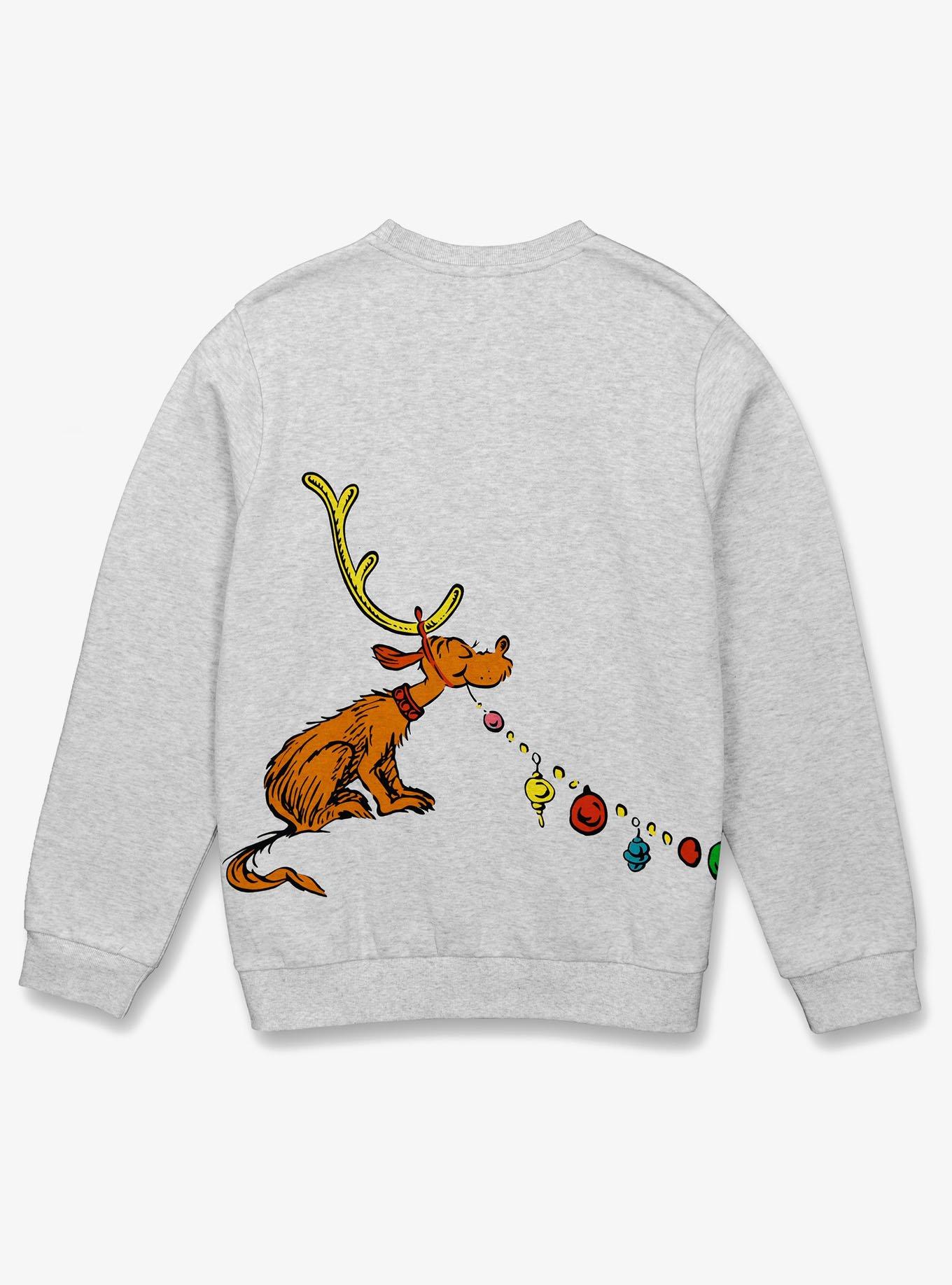 Dr. Seuss How The Grinch Stole Christmas Max Christmas Tree Sweatshirt, , hi-res