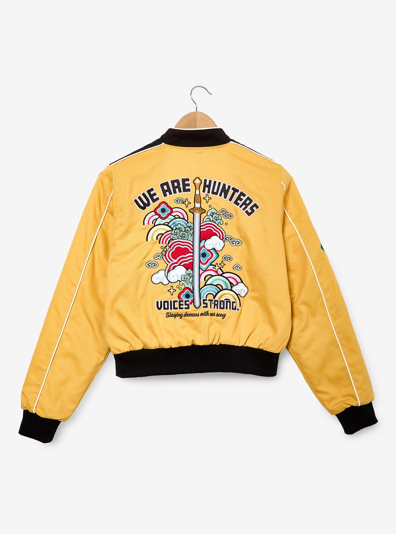 KPop Demon Hunters Rumi Women's Cropped Racing Jacket - BoxLunch Exclusive, , hi-res