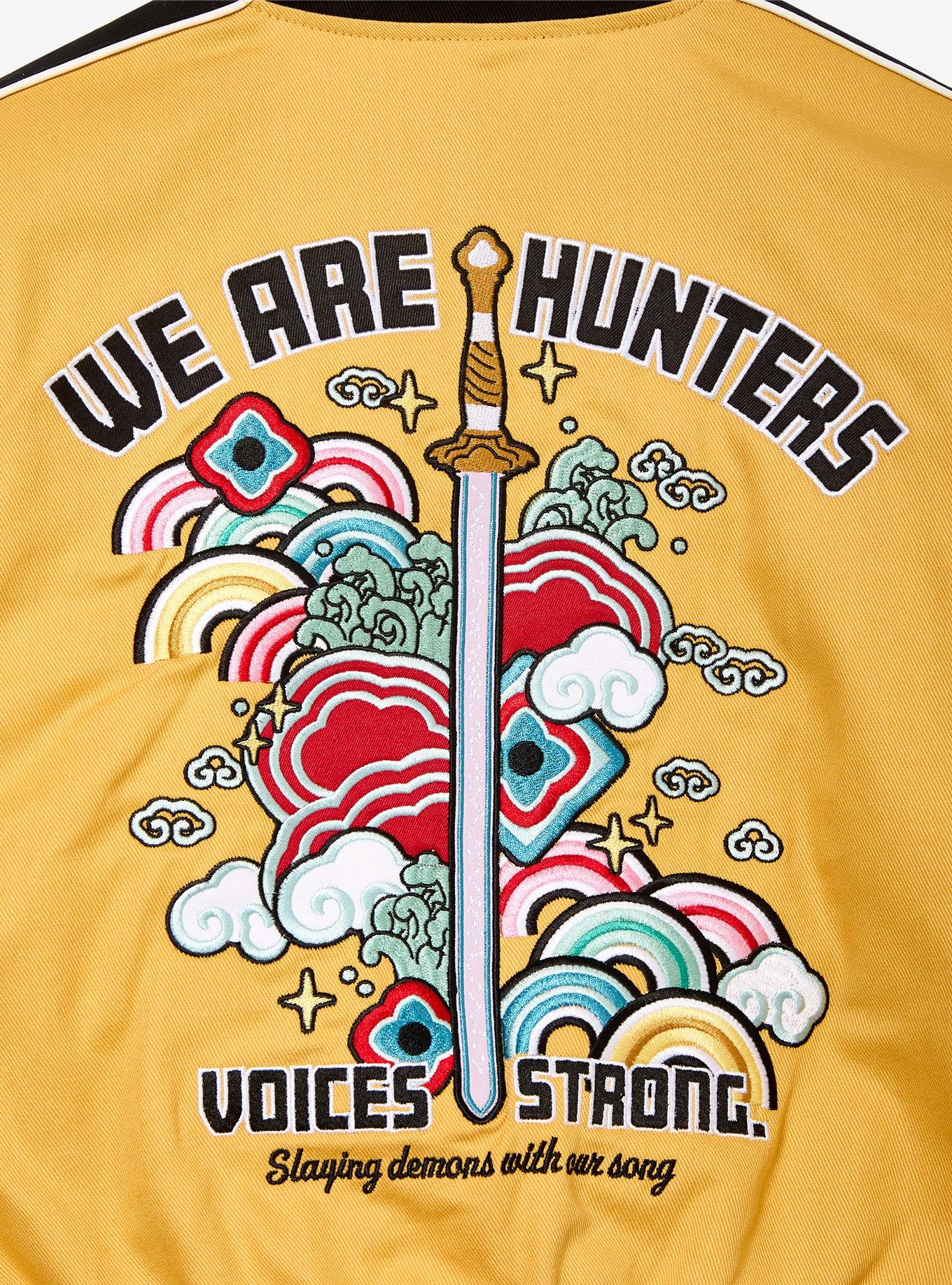 KPop Demon Hunters Rumi Women's Plus Size Cropped Racing Jacket - BoxLunch Exclusive, MULTI, alternate