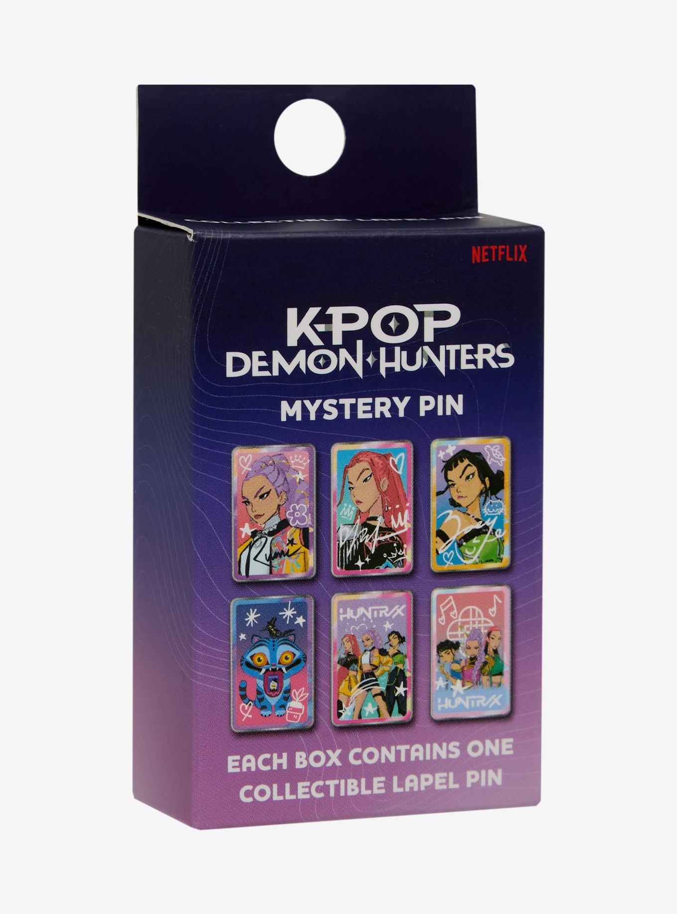 KPop Demon Hunters HUNTR/X Photocard Blind Box Enamel Pin - BoxLunch Exclusive, , hi-res