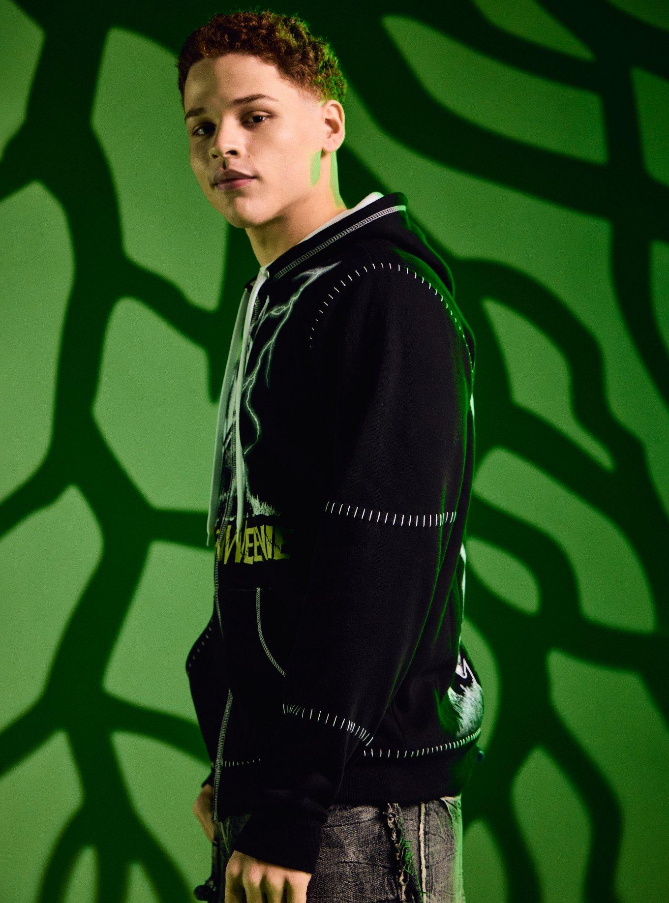 Our Universe Disney Frankenweenie Sparky Stitch Hoodie, BLACK, alternate - view 4