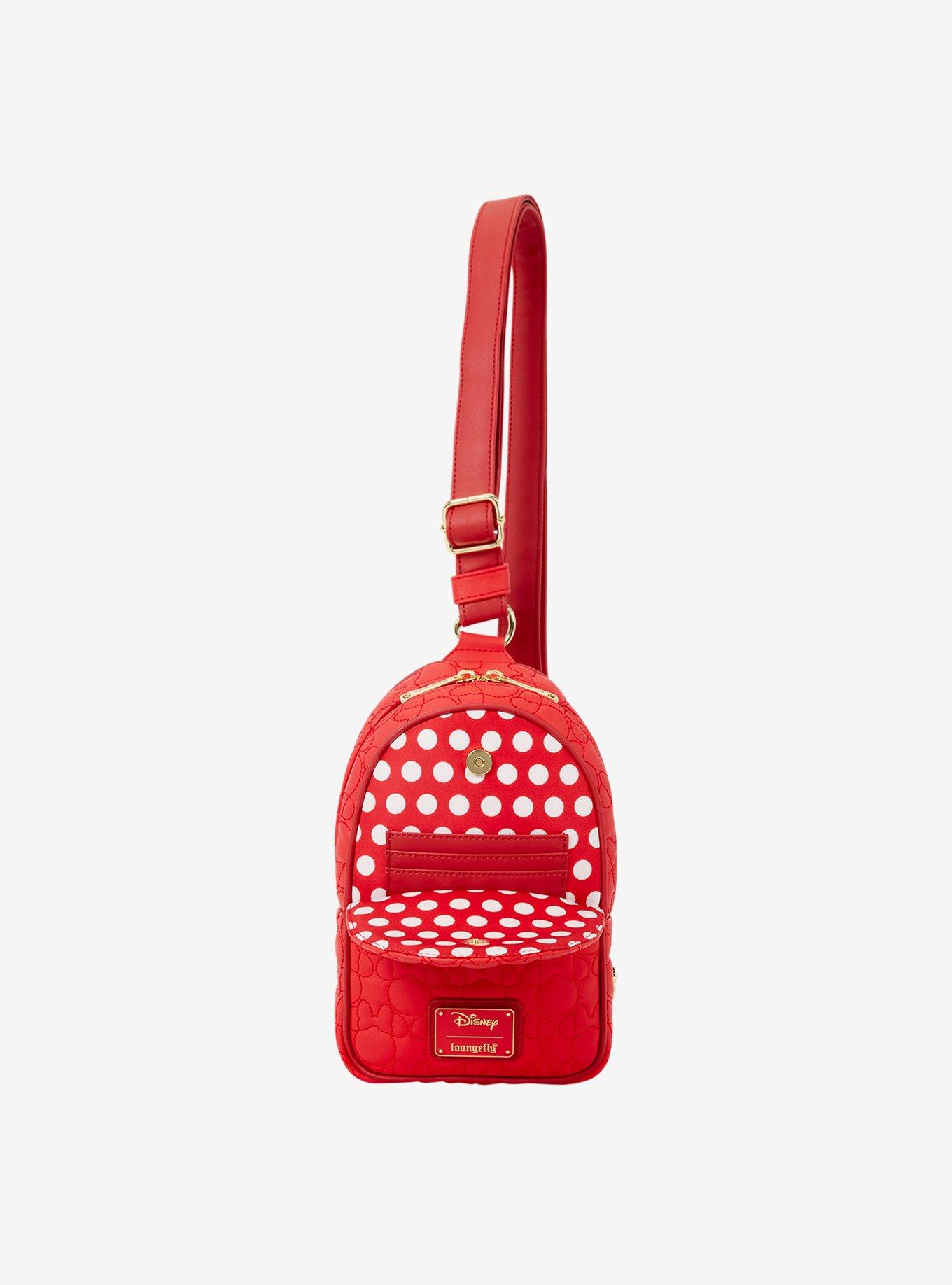 Loungefly Disney Minnie Mouse Silhouette Crossbody Sling Bag, , hi-res