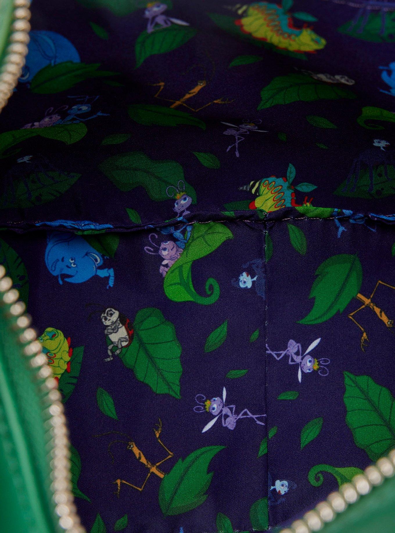 Loungefly Disney Pixar A Bug's Life Leaves Crossbody Bag, , alternate - view 4