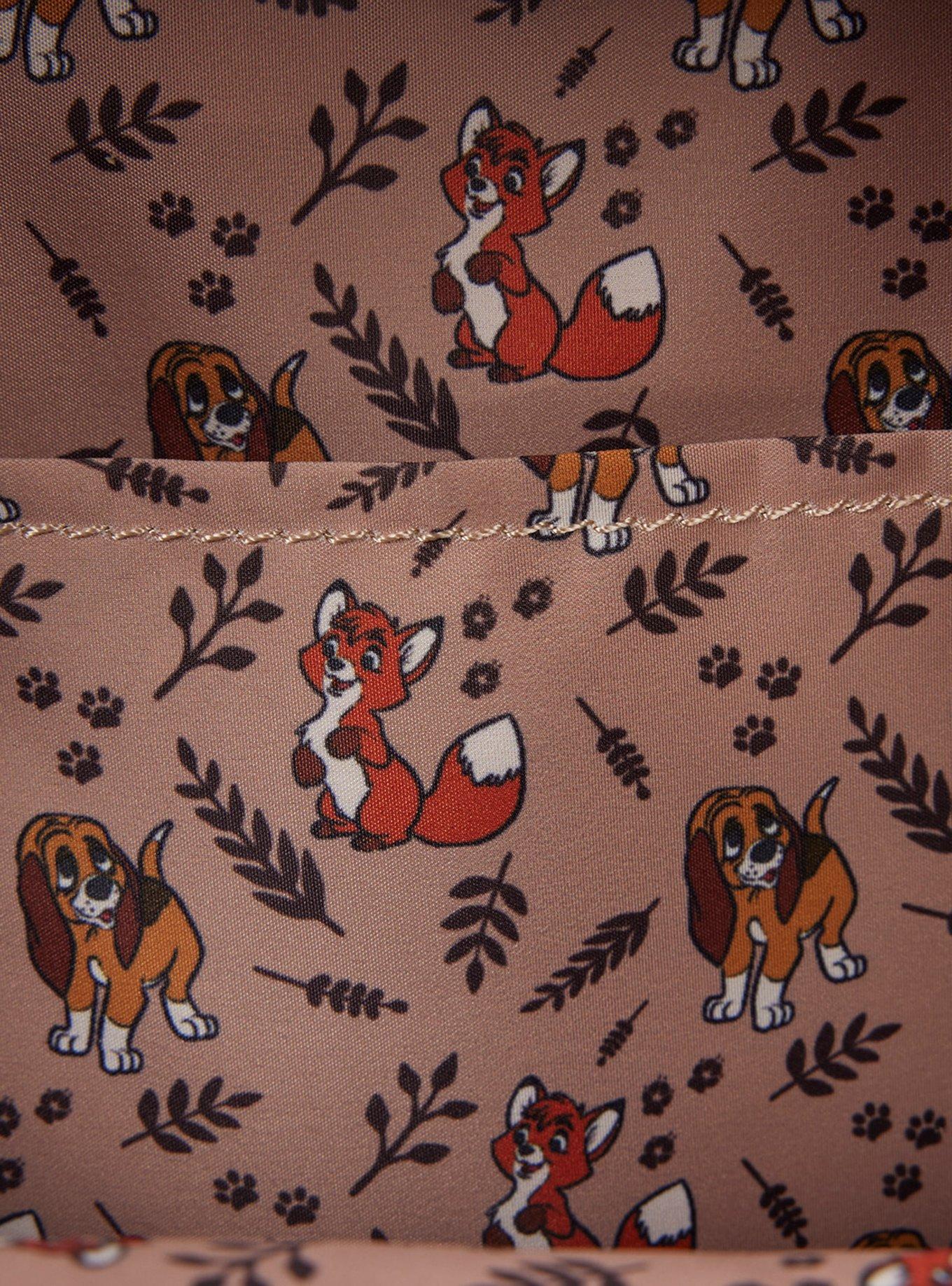 Loungefly Disney The Fox and The Hound Pond Scene Mini Backpack, , alternate - view 3