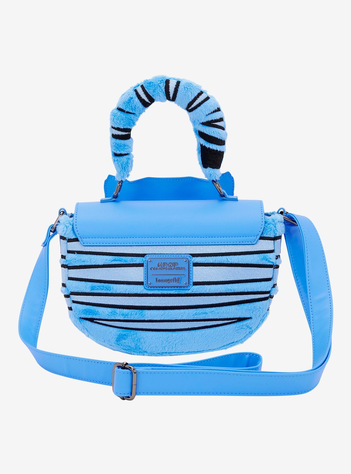 Loungefly KPop Demon Hunters Derpy Tiger Glow-in-the-Dark Figural Crossbody Bag, , alternate - view 3