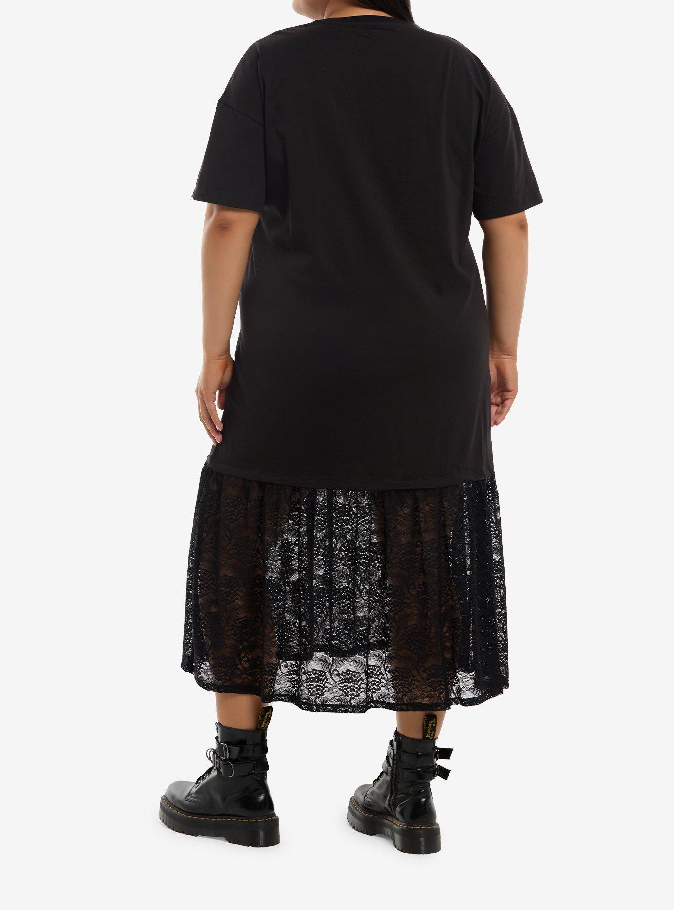 Studio Ghibli&reg; Spirited Away Lace Layer T-Shirt Maxi Dress Plus Size, , hi-res