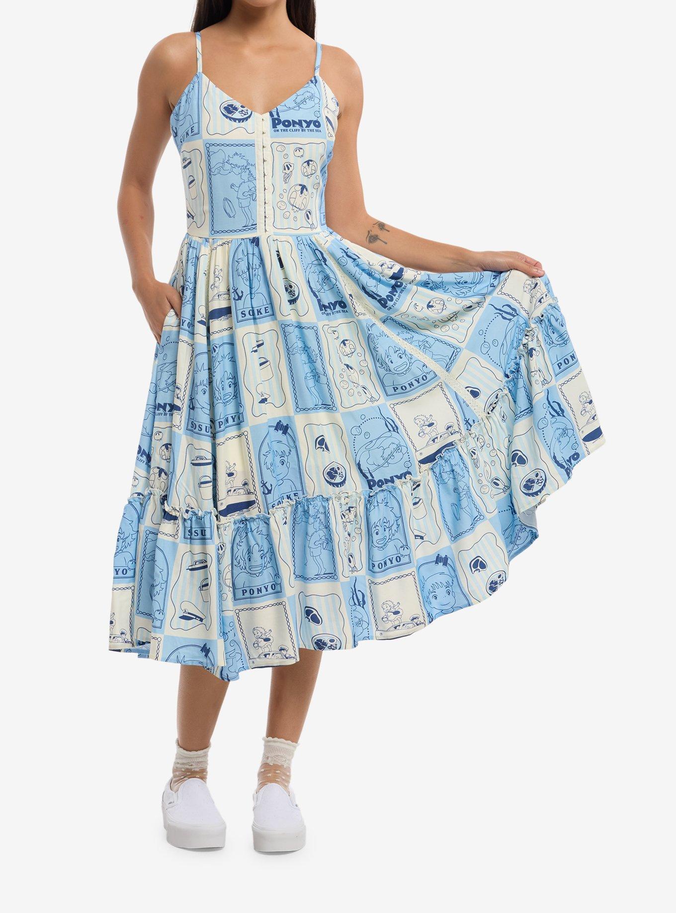 Her Universe Studio Ghibli&reg; Ponyo Portraits Midi Dress, , hi-res