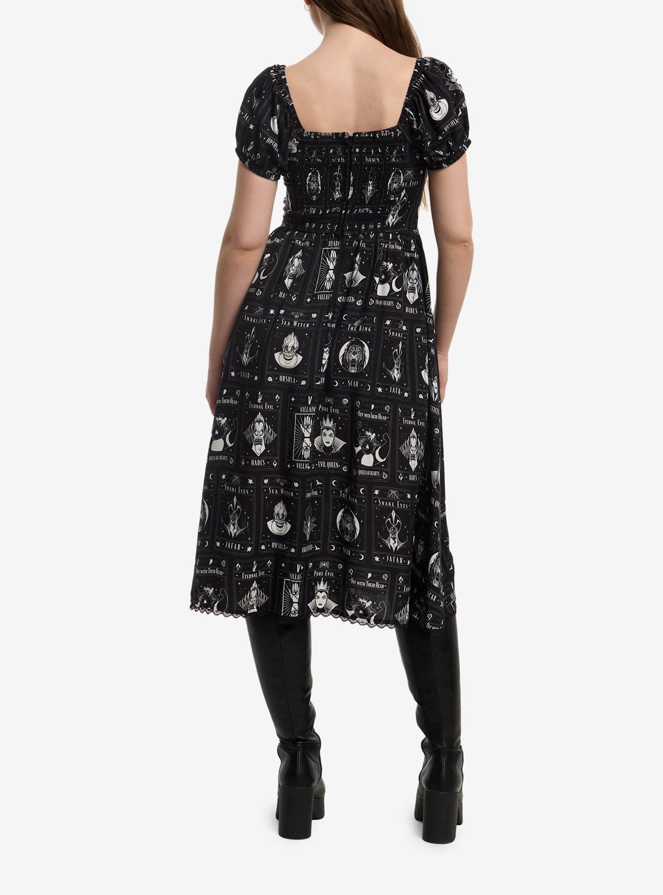 Disney Villains Tarot Card Midi Dress, , hi-res