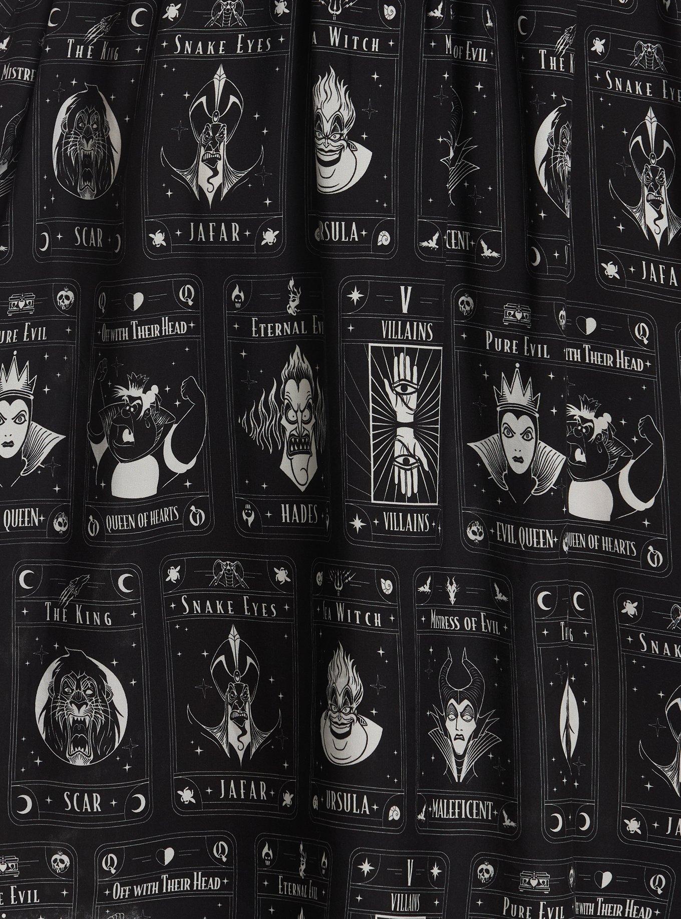 Disney Villains Tarot Card Midi Dress, MULTI, alternate