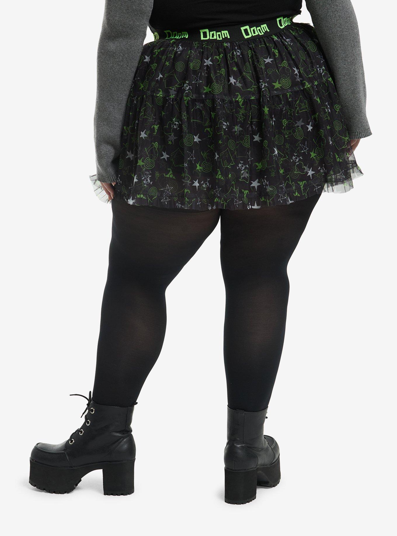 Invader Zim Icons Tutu Skort Plus Size, , hi-res