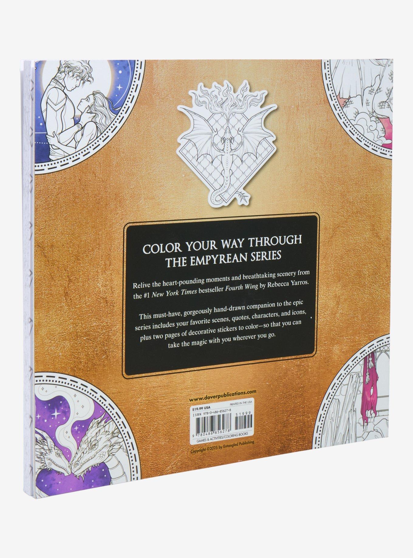 Fourth Wing Official Coloring & Sticker Book, , alternate